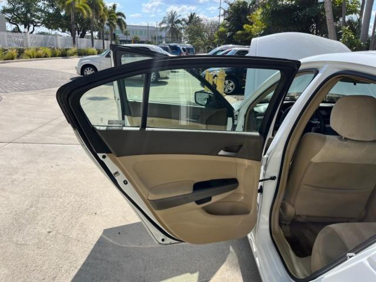 2008 Taffeta White /Ivory Honda Accord Sdn LX LOW MILES 59,410 (1HGCP26378A) with an 2.4L DOHC MPFI 16-Valve i-VTEC I4 Engine engine, Automatic transmission, located at 4701 North Dixie Hwy, Pompano Beach, FL, 33064, (954) 422-2889, 26.240938, -80.123474 - OUR WEBPAGE FLORIDACARS1.COM HAS OVER 100 PHOTOS AND FREE CARFAX LINK 2008 HONDA ACCORD LX ROAD READY 2.4L I4 VIN: 1HGCP26378A018220 NO ACCIDENTS 31 MPG SEDAN 4 DR NO RECALLS 2.4L I4 F DOHC 16V LOW MILES 59,410 GASOLINE FLORIDA OWNER FRONT WHEEL DRIVE 10 SERVICE RECORDS Active Head Restraints Anti-T - Photo#13