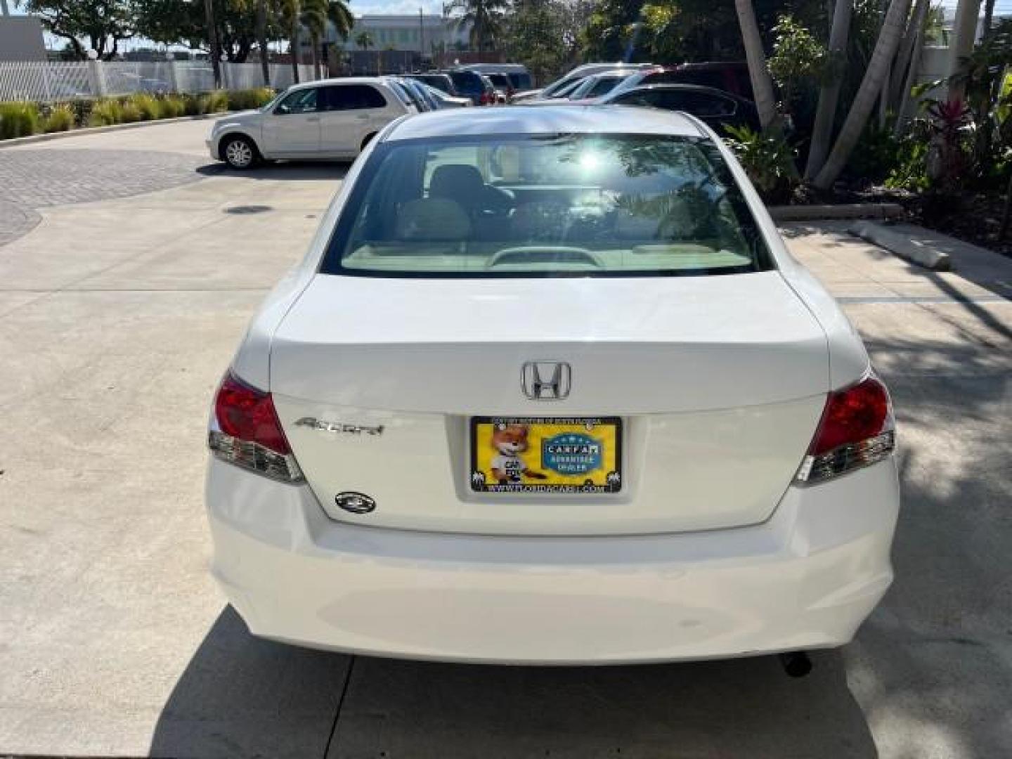 2008 Taffeta White /Ivory Honda Accord Sdn LX LOW MILES 59,410 (1HGCP26378A) with an 2.4L DOHC MPFI 16-Valve i-VTEC I4 Engine engine, Automatic transmission, located at 4701 North Dixie Hwy, Pompano Beach, FL, 33064, (954) 422-2889, 26.240938, -80.123474 - OUR WEBPAGE FLORIDACARS1.COM HAS OVER 100 PHOTOS AND FREE CARFAX LINK 2008 HONDA ACCORD LX ROAD READY 2.4L I4 VIN: 1HGCP26378A018220 NO ACCIDENTS 31 MPG SEDAN 4 DR NO RECALLS 2.4L I4 F DOHC 16V LOW MILES 59,410 GASOLINE FLORIDA OWNER FRONT WHEEL DRIVE 10 SERVICE RECORDS Active Head Restraints Anti-T - Photo#86