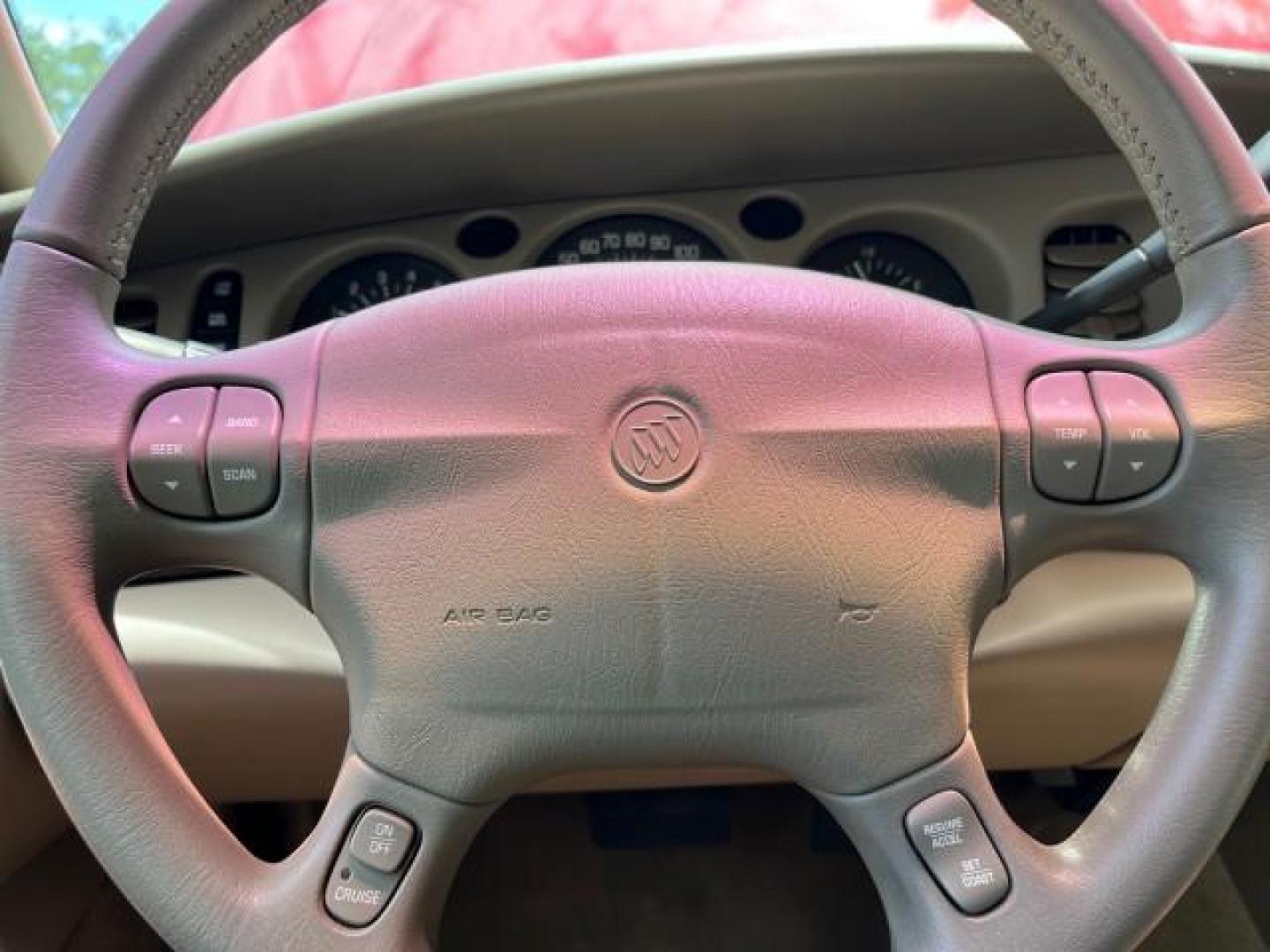 2003 Cabernet Red Metallic /Taupe Buick LeSabre Limited LOW MILES 30,061 (1G4HR54KX3U) with an 3.8L 3800 V6 SFI Engine engine, Automatic transmission, located at 4701 North Dixie Hwy, Pompano Beach, FL, 33064, (954) 422-2889, 26.240938, -80.123474 - 2003 BUICK LESABRE LIMITED NEW $33,995 ROAD READY VIN: 1G4HR54KX3U226444 NO ACCIDENTS NO RECALLS SEDAN 4 DR LIMITED 3.8L V6 29 MPG 3.8L V6 F 12V DUAL AC HUD LEATHER SEATS GASOLINE HEATED SEATS/MIRRORS FLORIDA OWNER FRONT WHEEL DRIVE 9 SERVIDCE RECORDS LOW MILES 30,061 Air Suspension Alloy Wheels Ant - Photo#49