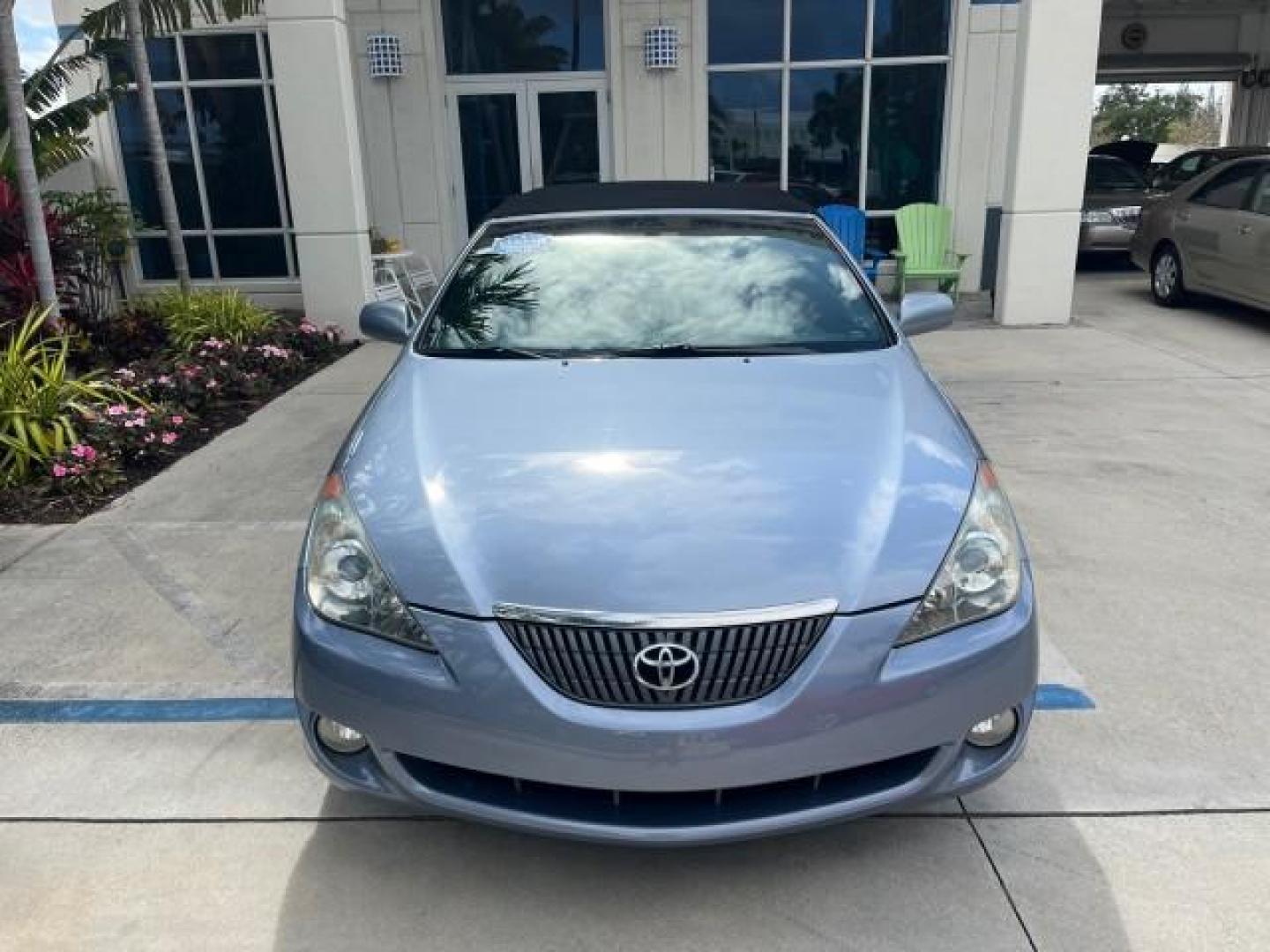 2005 Cosmic Blue Metallic /Ivory Toyota Camry Solara LOW MILES 69,408 SLE (4T1FA38P85U) with an 3.3L DOHC SEFI VVT-i 24-Valve V6 Engine engine, Automatic transmission, located at 4701 North Dixie Hwy, Pompano Beach, FL, 33064, (954) 422-2889, 26.240938, -80.123474 - 2005 TOYOTA CAMRY SOLARA SE V6 ROAD READY 3.3L V6 VIN: 4T1FA38P85U054152 POWER CONVERTIBLE TOP CONVERTIBLE POWER LEATHER SEATS 3.3L V6 F DOHC 24V 29 SERVICE RECORDS GASOLINE FLORIDA OWNER 31 MPG FRONT WHEEL DRIVE LOW MILES 69,408 NO ACCIDENTS NO RECALLS Alloy Wheels Automatic Climate Control Cruise - Photo#53