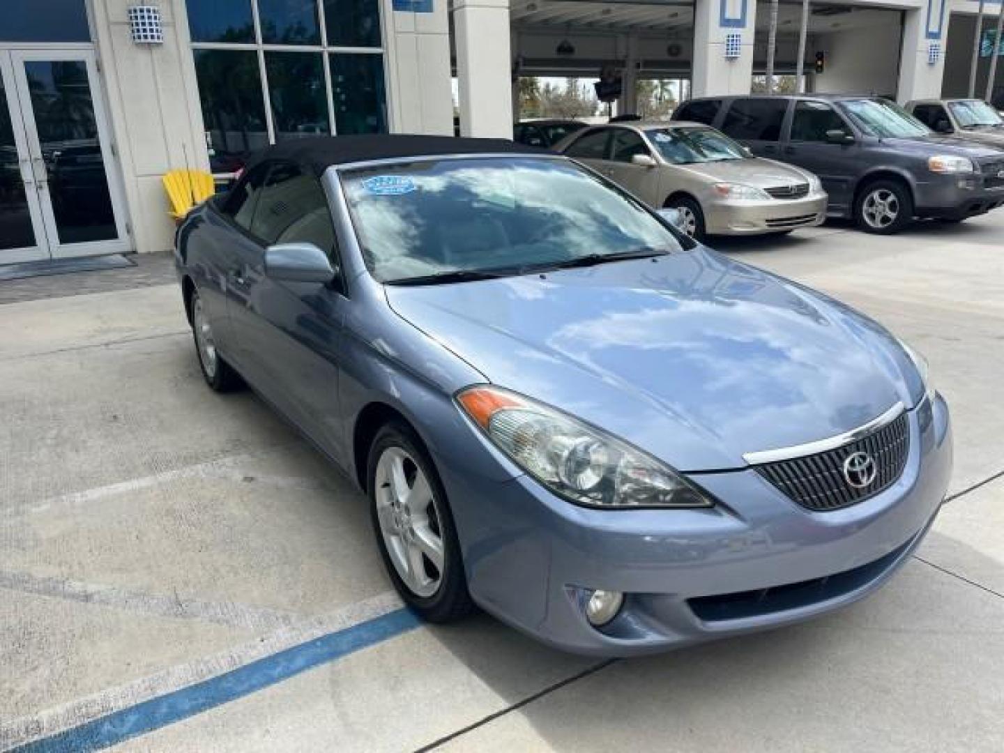 2005 Cosmic Blue Metallic /Ivory Toyota Camry Solara LOW MILES 69,408 SLE (4T1FA38P85U) with an 3.3L DOHC SEFI VVT-i 24-Valve V6 Engine engine, Automatic transmission, located at 4701 North Dixie Hwy, Pompano Beach, FL, 33064, (954) 422-2889, 26.240938, -80.123474 - 2005 TOYOTA CAMRY SOLARA SE V6 ROAD READY 3.3L V6 VIN: 4T1FA38P85U054152 POWER CONVERTIBLE TOP CONVERTIBLE POWER LEATHER SEATS 3.3L V6 F DOHC 24V 29 SERVICE RECORDS GASOLINE FLORIDA OWNER 31 MPG FRONT WHEEL DRIVE LOW MILES 69,408 NO ACCIDENTS NO RECALLS Alloy Wheels Automatic Climate Control Cruise - Photo#54