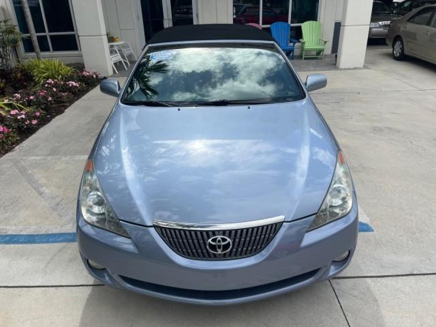 2005 Cosmic Blue Metallic /Ivory Toyota Camry Solara LOW MILES 69,408 SLE (4T1FA38P85U) with an 3.3L DOHC SEFI VVT-i 24-Valve V6 Engine engine, Automatic transmission, located at 4701 North Dixie Hwy, Pompano Beach, FL, 33064, (954) 422-2889, 26.240938, -80.123474 - 2005 TOYOTA CAMRY SOLARA SE V6 ROAD READY 3.3L V6 VIN: 4T1FA38P85U054152 POWER CONVERTIBLE TOP CONVERTIBLE POWER LEATHER SEATS 3.3L V6 F DOHC 24V 29 SERVICE RECORDS GASOLINE FLORIDA OWNER 31 MPG FRONT WHEEL DRIVE LOW MILES 69,408 NO ACCIDENTS NO RECALLS Alloy Wheels Automatic Climate Control Cruise - Photo#62