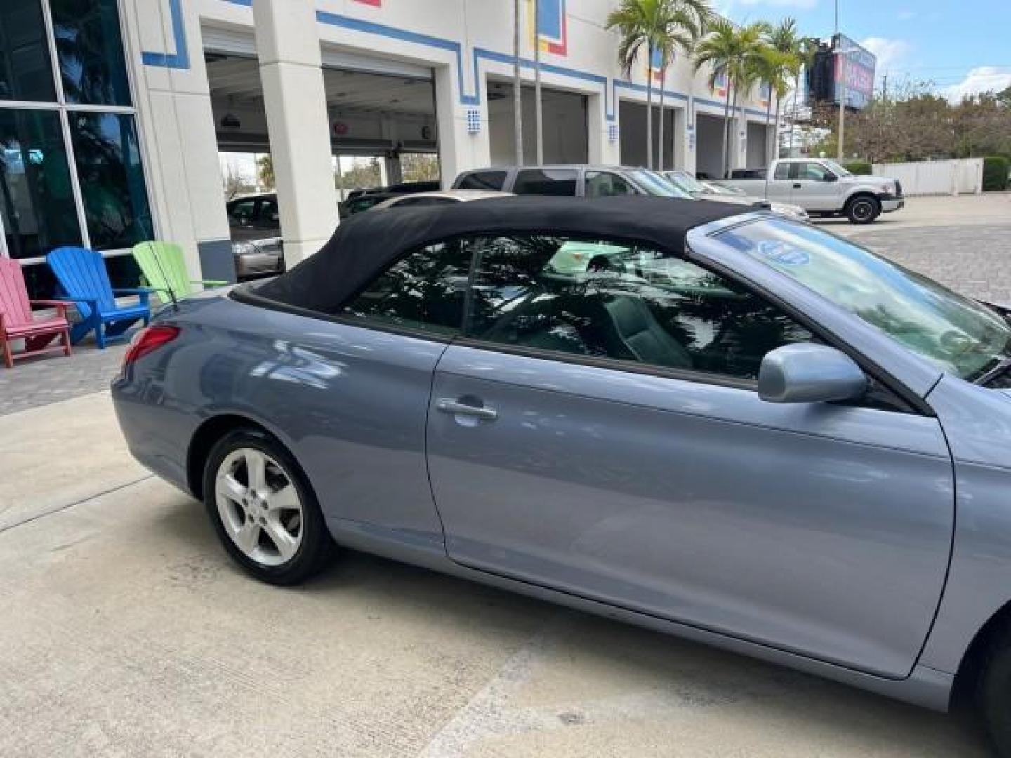 2005 Cosmic Blue Metallic /Ivory Toyota Camry Solara LOW MILES 69,408 SLE (4T1FA38P85U) with an 3.3L DOHC SEFI VVT-i 24-Valve V6 Engine engine, Automatic transmission, located at 4701 North Dixie Hwy, Pompano Beach, FL, 33064, (954) 422-2889, 26.240938, -80.123474 - 2005 TOYOTA CAMRY SOLARA SE V6 ROAD READY 3.3L V6 VIN: 4T1FA38P85U054152 POWER CONVERTIBLE TOP CONVERTIBLE POWER LEATHER SEATS 3.3L V6 F DOHC 24V 29 SERVICE RECORDS GASOLINE FLORIDA OWNER 31 MPG FRONT WHEEL DRIVE LOW MILES 69,408 NO ACCIDENTS NO RECALLS Alloy Wheels Automatic Climate Control Cruise - Photo#68