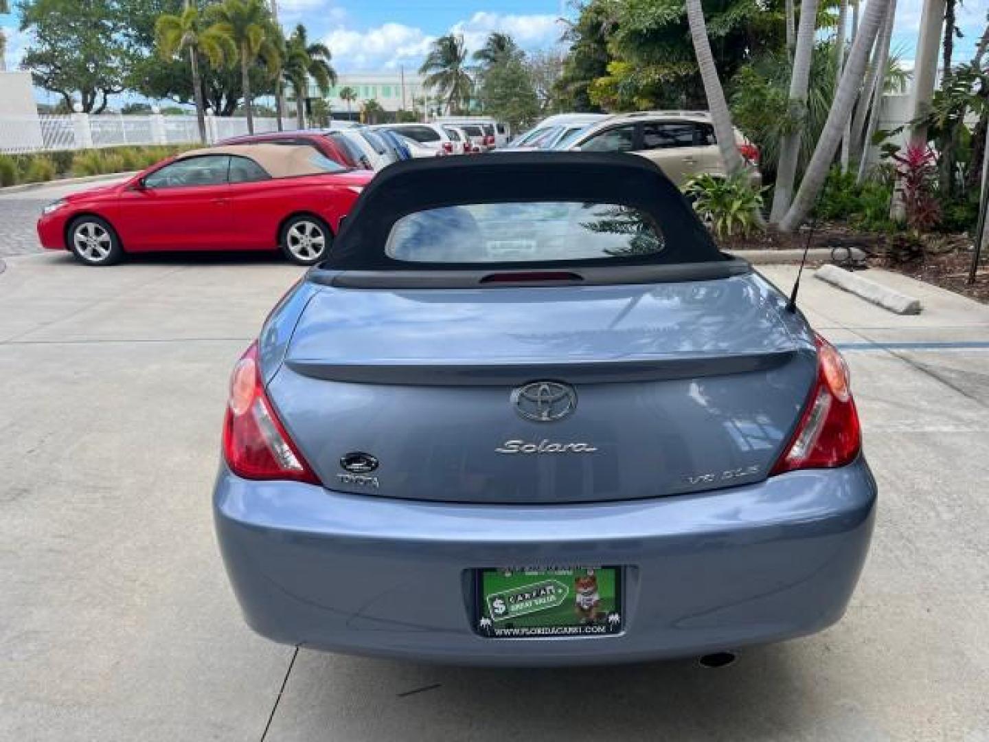 2005 Cosmic Blue Metallic /Ivory Toyota Camry Solara LOW MILES 69,408 SLE (4T1FA38P85U) with an 3.3L DOHC SEFI VVT-i 24-Valve V6 Engine engine, Automatic transmission, located at 4701 North Dixie Hwy, Pompano Beach, FL, 33064, (954) 422-2889, 26.240938, -80.123474 - 2005 TOYOTA CAMRY SOLARA SE V6 ROAD READY 3.3L V6 VIN: 4T1FA38P85U054152 POWER CONVERTIBLE TOP CONVERTIBLE POWER LEATHER SEATS 3.3L V6 F DOHC 24V 29 SERVICE RECORDS GASOLINE FLORIDA OWNER 31 MPG FRONT WHEEL DRIVE LOW MILES 69,408 NO ACCIDENTS NO RECALLS Alloy Wheels Automatic Climate Control Cruise - Photo#76