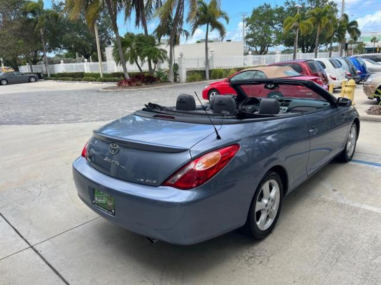 2005 Cosmic Blue Metallic /Ivory Toyota Camry Solara LOW MILES 69,408 SLE (4T1FA38P85U) with an 3.3L DOHC SEFI VVT-i 24-Valve V6 Engine engine, Automatic transmission, located at 4701 North Dixie Hwy, Pompano Beach, FL, 33064, (954) 422-2889, 26.240938, -80.123474 - 2005 TOYOTA CAMRY SOLARA SE V6 ROAD READY 3.3L V6 VIN: 4T1FA38P85U054152 POWER CONVERTIBLE TOP CONVERTIBLE POWER LEATHER SEATS 3.3L V6 F DOHC 24V 29 SERVICE RECORDS GASOLINE FLORIDA OWNER 31 MPG FRONT WHEEL DRIVE LOW MILES 69,408 NO ACCIDENTS NO RECALLS Alloy Wheels Automatic Climate Control Cruise - Photo#90