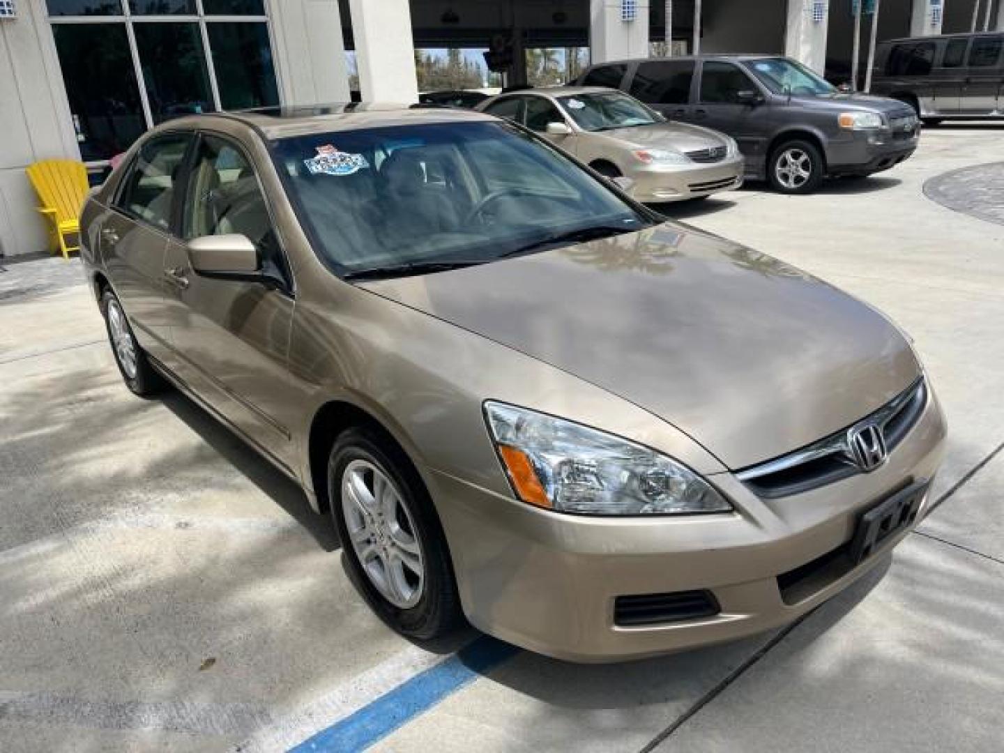 2007 Desert Mist Metallic /Ivory Honda Accord Sdn 1 FL EX-L LOW MILES 67,118 (1HGCM56837A) with an 2.4L DOHC MPFI 16-Valve i-VTEC I4 Engine engine, Automatic transmission, located at 4701 North Dixie Hwy, Pompano Beach, FL, 33064, (954) 422-2889, 26.240938, -80.123474 - 2007 HONDA ACCORD EX-L ROAD READY 2.4L I4 VIN: 1HGCM56837A115841 NO ACCIDENTS NO RECALLS SEDAN 4 DR LOW MILES 67,118 34 MPG 2.4L I4 F DOHC 16V HEATED SEATS/MIRRORS 1 OWNER FLORIDA GASOLINE DUAL ZONE AC POWER LEATHER SEATS FRONT WHEEL DRIVE POWER SUNROOF 11 SERVICE RECORDS Alloy Wheels Anti-Theft Sys - Photo#72