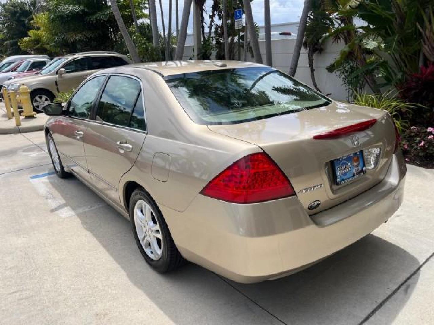 2007 Desert Mist Metallic /Ivory Honda Accord Sdn 1 FL EX-L LOW MILES 67,118 (1HGCM56837A) with an 2.4L DOHC MPFI 16-Valve i-VTEC I4 Engine engine, Automatic transmission, located at 4701 North Dixie Hwy, Pompano Beach, FL, 33064, (954) 422-2889, 26.240938, -80.123474 - 2007 HONDA ACCORD EX-L ROAD READY 2.4L I4 VIN: 1HGCM56837A115841 NO ACCIDENTS NO RECALLS SEDAN 4 DR LOW MILES 67,118 34 MPG 2.4L I4 F DOHC 16V HEATED SEATS/MIRRORS 1 OWNER FLORIDA GASOLINE DUAL ZONE AC POWER LEATHER SEATS FRONT WHEEL DRIVE POWER SUNROOF 11 SERVICE RECORDS Alloy Wheels Anti-Theft Sys - Photo#92