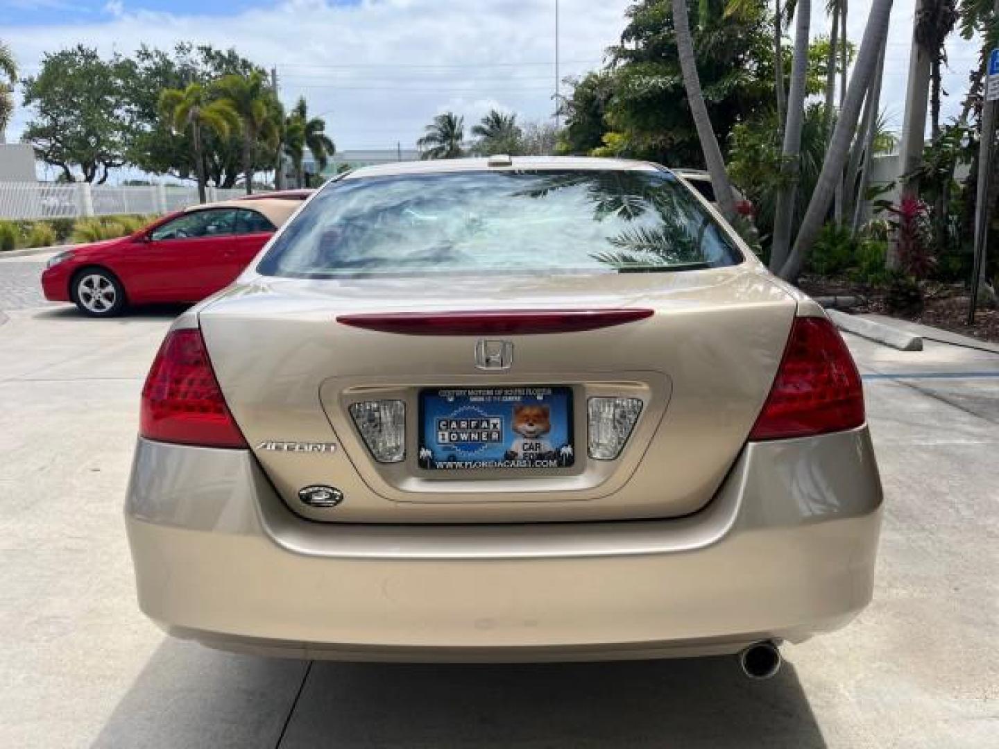 2007 Desert Mist Metallic /Ivory Honda Accord Sdn 1 FL EX-L LOW MILES 67,118 (1HGCM56837A) with an 2.4L DOHC MPFI 16-Valve i-VTEC I4 Engine engine, Automatic transmission, located at 4701 North Dixie Hwy, Pompano Beach, FL, 33064, (954) 422-2889, 26.240938, -80.123474 - 2007 HONDA ACCORD EX-L ROAD READY 2.4L I4 VIN: 1HGCM56837A115841 NO ACCIDENTS NO RECALLS SEDAN 4 DR LOW MILES 67,118 34 MPG 2.4L I4 F DOHC 16V HEATED SEATS/MIRRORS 1 OWNER FLORIDA GASOLINE DUAL ZONE AC POWER LEATHER SEATS FRONT WHEEL DRIVE POWER SUNROOF 11 SERVICE RECORDS Alloy Wheels Anti-Theft Sys - Photo#97