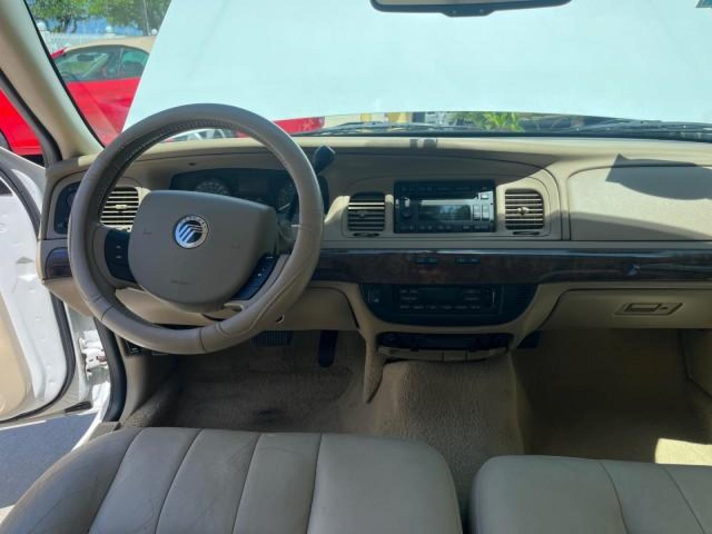 2006 Vibrant White /Light Camel Mercury Grand Marquis LS Premium LOW MILES 67,595 (2MHFM75V56X) with an 4.6L OHC FFV V8 Engine engine, Automatic transmission, located at 4701 North Dixie Hwy, Pompano Beach, FL, 33064, (954) 422-2889, 26.240938, -80.123474 - 2006 MERCURY GRAND MARQUIS LS PREMIUM ROAD READY 4.6L V8 VIN: 2MHFM75V56X641524 LOW MILES 67,595 SEDAN 4 DR NO RECALLS 4.6L V8 F POWER LEATHER SEATS FLEX FUEL POWER SUNROOF REAR WHEEL DRIVE POWER MIRRORS Adaptive Headlights Adjustable Lumbar Support Anti-Theft System Approach Lights Auto-dimming Rea - Photo#32