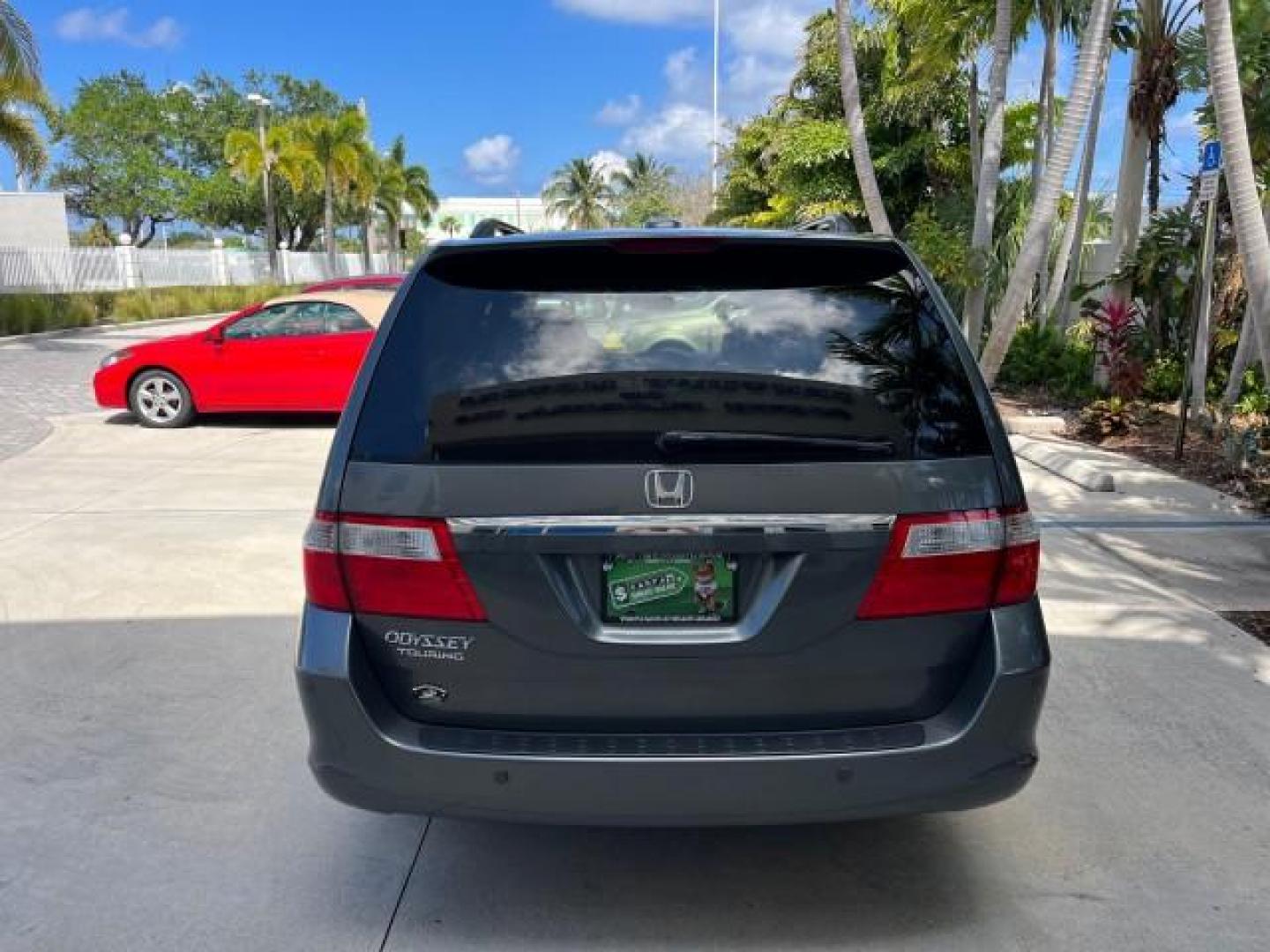 2007 Slate Green Metallic /Gray Honda Odyssey Touring LOW MILES 44,510 (5FNRL38867B) with an 3.5L SOHC MPFI 24-Valve i-VTEC V6 Engine engine, Automatic transmission, located at 4701 North Dixie Hwy, Pompano Beach, FL, 33064, (954) 422-2889, 26.240938, -80.123474 - 2007 HONDA ODYSSEY TOURING ROAD READY 3.5L V6 VIN: 5FNRL38867B062072 NO ACCIDENTS NO RECALLS VAN BACK UP CAMERA FLORIDA OWNER 3.5L V6 F SOHC 24V POWER SUNROOF POWER SLIDING DOORS GASOLINE DUAL AC POWER LEATHER SEATS FRONT WHEEL DRIVE PARK SENSORS NAVIGATION DVD Anti-Theft System Auto-dimming Rearvie - Photo#6