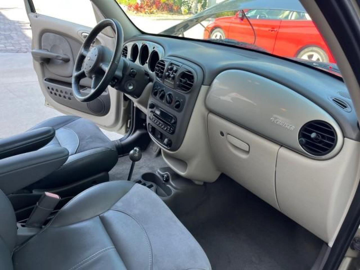 2005 Linen Gold Metallic Pearl /Taupe/Pearl Beige Chrysler PT Cruiser Limited LOW MILES 27,053 (3C8FY68885T) with an 2.4L DOHC 16-Valve Turbo I4 Engine engine, Automatic transmission, located at 4701 North Dixie Hwy, Pompano Beach, FL, 33064, (954) 422-2889, 26.240938, -80.123474 - 2005 CHRYSLER PT CRUISER LIMITED ROAD READY 2.4L I4 VIN: 3C8FY68885T540043 NO ACCIDENTS VAN NO RECALLS 2.4L I4 F DOHC 16V TURBO FLORIDA OWNER GASOLINE POWER SUNROOF LOW MILES 27,053 FRONT WHEEL DRIVE 16 SERVICE RECORDS POWER LEATHER SEATS Alloy Wheels Anti-Theft System Automatic Climate Control Crui - Photo#26