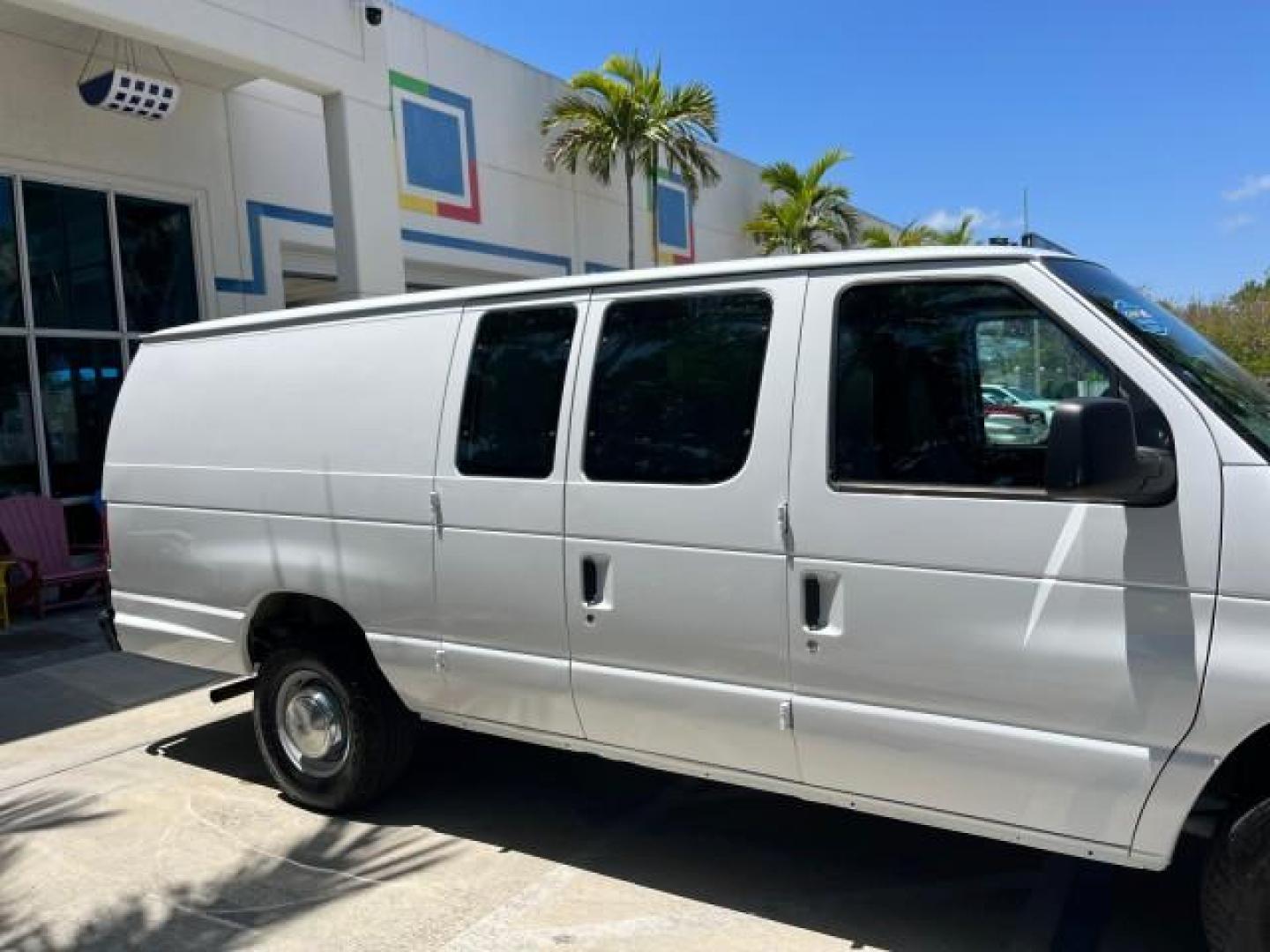 2003 Oxford White /Medium Flint Ford Econoline Cargo Van EXT Super LOW MILES 68,688 (1FTNS24223H) with an 4.2L EFI V6 Engine engine, Automatic transmission, located at 4701 North Dixie Hwy, Pompano Beach, FL, 33064, (954) 422-2889, 26.240938, -80.123474 - OUR WEBPAGE FLORIDACARS1.COM HAS OVER 100 PHOTOS AND FREE CARFAX LINK 2003 FORD E-SERIES E-250 ROAD READY WORK READY VIN: 1FTNS24223HB96651 NO RECALLS 4.2L V6 VAN LOW MILES 68,684 4.2L V6 F SOHC 10 SERVICE RECORDS GASOLINE REAR WHEEL DRIVE Front Bucket Seats RWD THIS IS ONE OF THE NICEST FORD VANS W - Photo#69