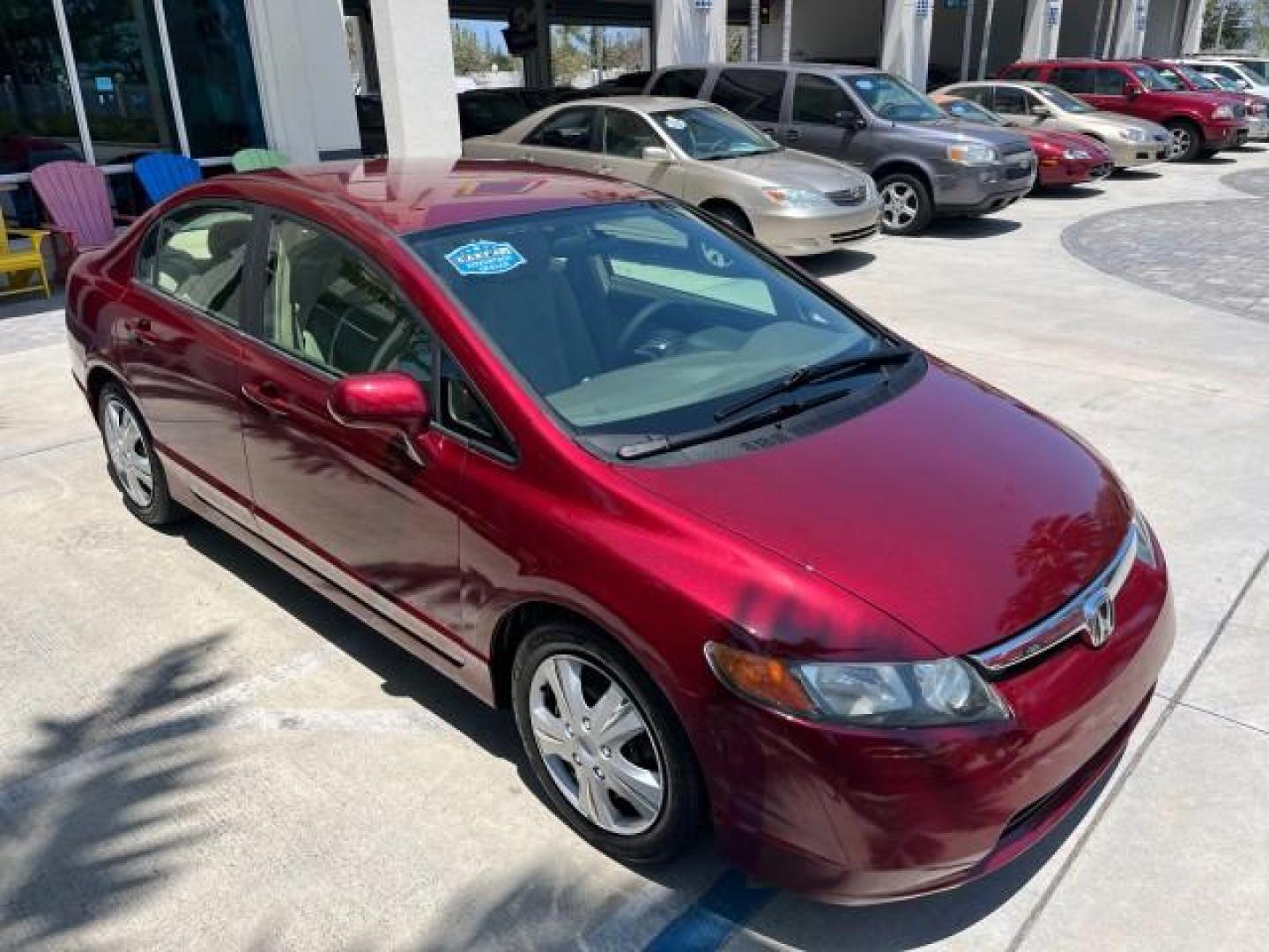 2008 Tango Red Pearl /Ivory Honda Civic Sdn LX LOW MILES 43,458 (1HGFA165X8L) with an 1.8L SOHC MPFI 16-Valve i-VTEC I4 Engine engine, Automatic transmission, located at 4701 North Dixie Hwy, Pompano Beach, FL, 33064, (954) 422-2889, 26.240938, -80.123474 - OUR WEBPAGE FLORIDACARS1.COM HAS OVER 100 PHOTOS AND FREE CARFAX LINK 2008 HONDA CIVIC LX ROAD READY 1.8L I4 VIN: 1HGFA165X8L021109 NO RECALLS 40 MPG SEDAN 4 DR LOW MILES 43,458 1.8L I4 F SOHC 16V 12 SERVICE RECORDS GASOLINE FLORIDA OWNER FRONT WHEEL DRIVE POWER MIRRORS Anti-Theft System Cruise Cont - Photo#68