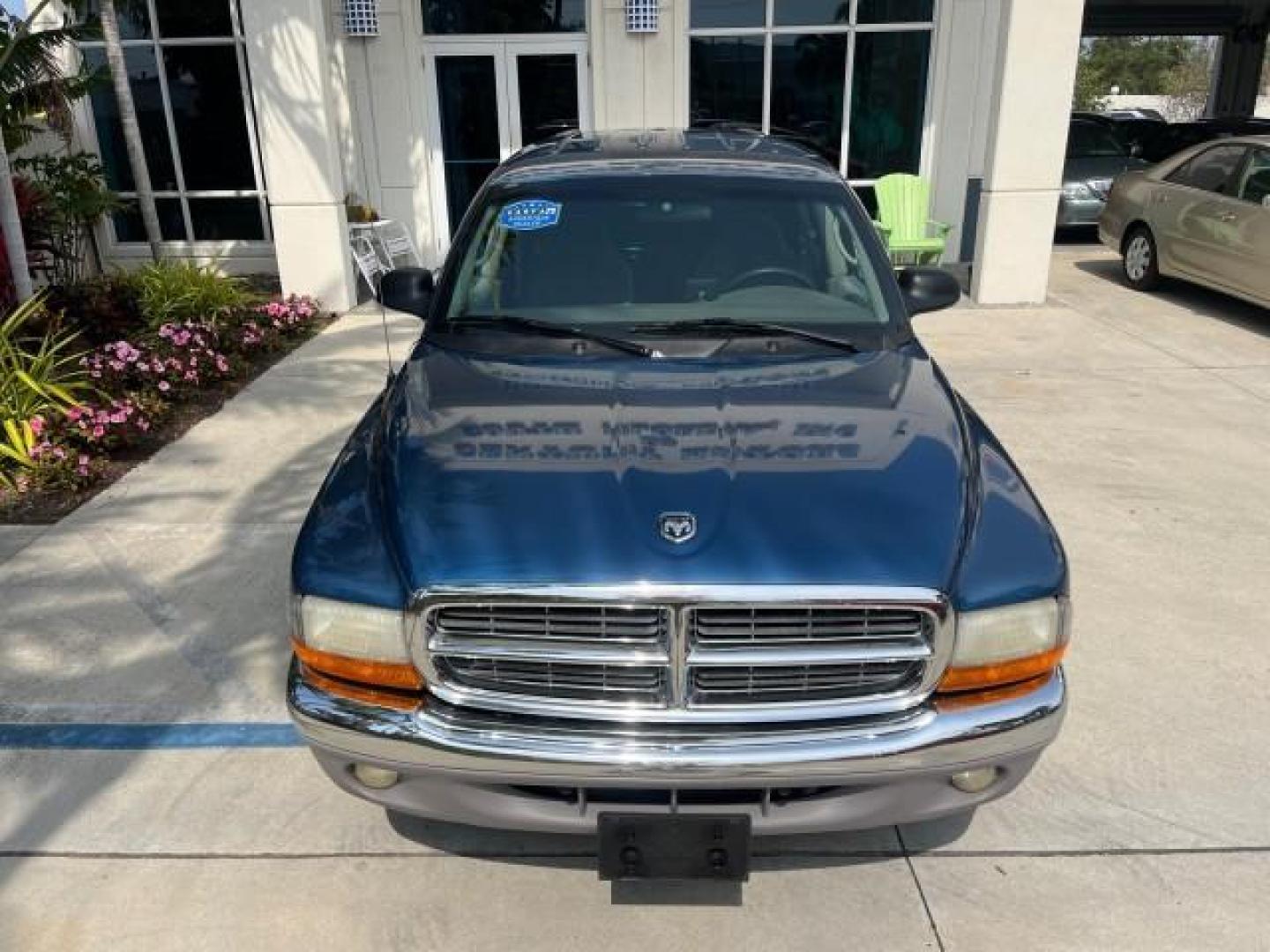 2003 Atlantic Blue Pearl /Dark Slate Gray Dodge Dakota SLT V8 LOW MILES 59,433 (1D7HL48N03S) with an 4.7L SOHC SMPI V8 Magnum Engine engine, Automatic transmission, located at 4701 North Dixie Hwy, Pompano Beach, FL, 33064, (954) 422-2889, 26.240938, -80.123474 - 2003 DODGE DAKOTA SLT ROAD READY 4.7L V8 VIN: 1D7HL48N03S351880 NO ACCIDENTS NO RECALLS CREW PICKUP LOW MILES 59,433 4.7L V8 F OHV 5.3 FT BED GASOLINE 6 SERVICE RECORDS REAR WHEEL DRIVE BACK UP CAMERA 5.3' Bed Length Alloy Wheels Approach Lights RWD THIS IS ONE OF THE NICEST DODGE S WE HAVE EVER LIS - Photo#83