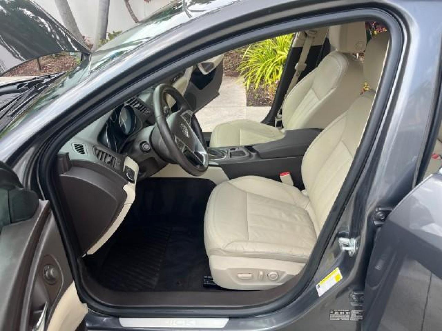 2011 Granite Gray Metallic /Ebony Buick Regal CXL RL1 LOW MILES 46,789 (W04GN5EC2B1) with an 2.4L Ecotec DOHC 4-Cyl SIDI Spark Ignition DI Engine engine, Automatic transmission, located at 4701 North Dixie Hwy, Pompano Beach, FL, 33064, (954) 422-2889, 26.240938, -80.123474 - OUR WEBPAGE FLORIDACARS1.COM HAS OVER 100 PHOTOS AND FREE CARFAX LINK 2011 BUICK REGAL CXL ROAD READY 2.4L I4 VIN: W04GN5EC2B1107946 NO ACCIDENTS NO RECALLS SEDAN 4 DR FLORIDA OWNER 30 MPG 2.4L I4 F DOHC 16V BLUETOOTH GASOLINE POWER LEATHER SEATS FRONT WHEEL DRIVE LOW MILES 46,789 23 SERVICE RECORDS - Photo#10