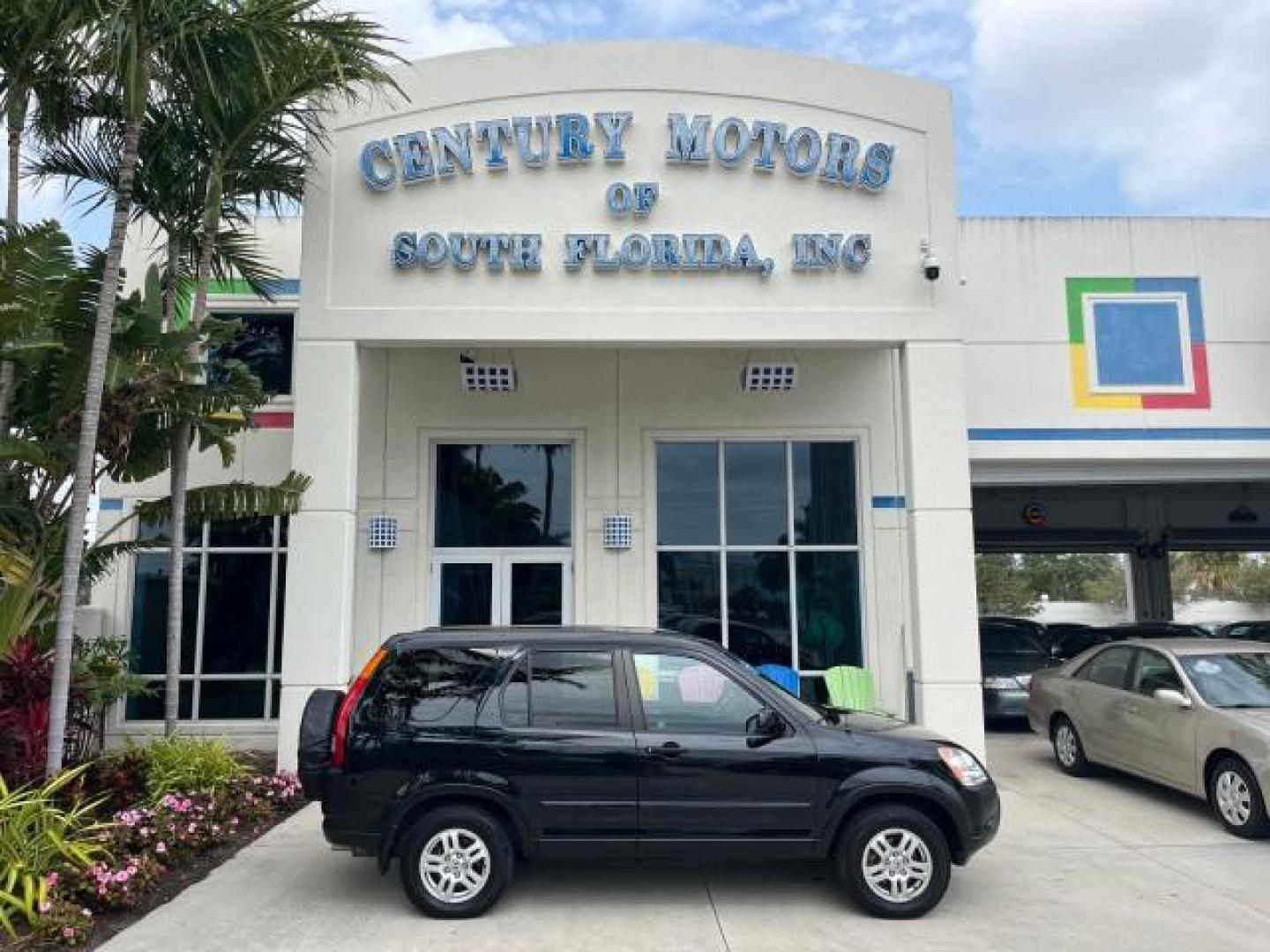 2003 Nighthawk Black Pearl /Black Honda CR-V 4X4 EX LOW MILES 73,207 (SHSRD78893U) with an 2.4L DOHC i-VTEC 16-Valve I4 Engine engine, Automatic transmission, located at 4701 North Dixie Hwy, Pompano Beach, FL, 33064, (954) 422-2889, 26.240938, -80.123474 - 2003 HONDA CR-V EX ROAD READY 2.4L I4 VIN: SHSRD78893U117766 NO ACCIDENTS 4 DOOR WAGON/SPORT UTILITY NO RECALLS 2.4L I4 F DOHC FLORIDA OWNER GASOLINE POWER SUNROOF LOW MILES 73,207 ALL WHEEL DRIVE ALL WHEEL DRIVE 17 SERVICE RECORDS AWD Alloy Wheels Approach Lights Cruise Control Front Bucket Seats M - Photo#0