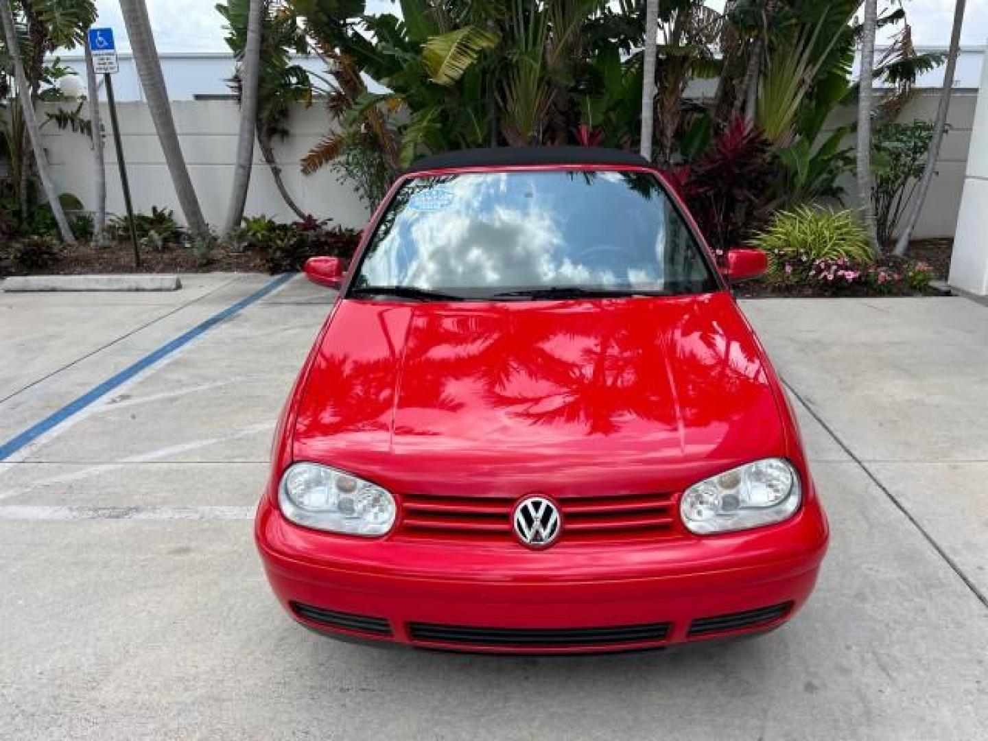 2001 Tornado Red /Black Volkswagen Cabrio GLX LOW MILES 41,566 (3VWDC21V51M) with an 2.0L SOHC SMPI 4-Cyl Engine engine, Automatic transmission, located at 4701 North Dixie Hwy, Pompano Beach, FL, 33064, (954) 422-2889, 26.240938, -80.123474 - 2001 VOLKSWAGEN CABRIO GLX ROAD READY 2.0L I4 VIN: 3VWDC21V51M816910 NO ACCIDENTS 31 MPG CONVERTIBLE CLEAN NO RECALLS 2.0L I4 F CD CHANGER FLORIDA OWNER GASOLINE HEATED LEATHER SEATS POWER CONVERTIBLE TOP FRONT WHEEL DRIVE LOW MILES 41,566 20 SERVICE RECORDS Alloy Wheels Anti-Theft System Cruise Con - Photo#2