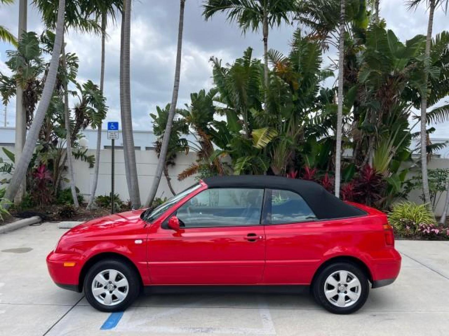 2001 Tornado Red /Black Volkswagen Cabrio GLX LOW MILES 41,566 (3VWDC21V51M) with an 2.0L SOHC SMPI 4-Cyl Engine engine, Automatic transmission, located at 4701 North Dixie Hwy, Pompano Beach, FL, 33064, (954) 422-2889, 26.240938, -80.123474 - 2001 VOLKSWAGEN CABRIO GLX ROAD READY 2.0L I4 VIN: 3VWDC21V51M816910 NO ACCIDENTS 31 MPG CONVERTIBLE CLEAN NO RECALLS 2.0L I4 F CD CHANGER FLORIDA OWNER GASOLINE HEATED LEATHER SEATS POWER CONVERTIBLE TOP FRONT WHEEL DRIVE LOW MILES 41,566 20 SERVICE RECORDS Alloy Wheels Anti-Theft System Cruise Con - Photo#4