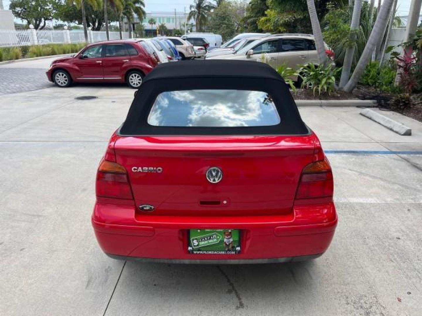 2001 Tornado Red /Black Volkswagen Cabrio GLX LOW MILES 41,566 (3VWDC21V51M) with an 2.0L SOHC SMPI 4-Cyl Engine engine, Automatic transmission, located at 4701 North Dixie Hwy, Pompano Beach, FL, 33064, (954) 422-2889, 26.240938, -80.123474 - 2001 VOLKSWAGEN CABRIO GLX ROAD READY 2.0L I4 VIN: 3VWDC21V51M816910 NO ACCIDENTS 31 MPG CONVERTIBLE CLEAN NO RECALLS 2.0L I4 F CD CHANGER FLORIDA OWNER GASOLINE HEATED LEATHER SEATS POWER CONVERTIBLE TOP FRONT WHEEL DRIVE LOW MILES 41,566 20 SERVICE RECORDS Alloy Wheels Anti-Theft System Cruise Con - Photo#6