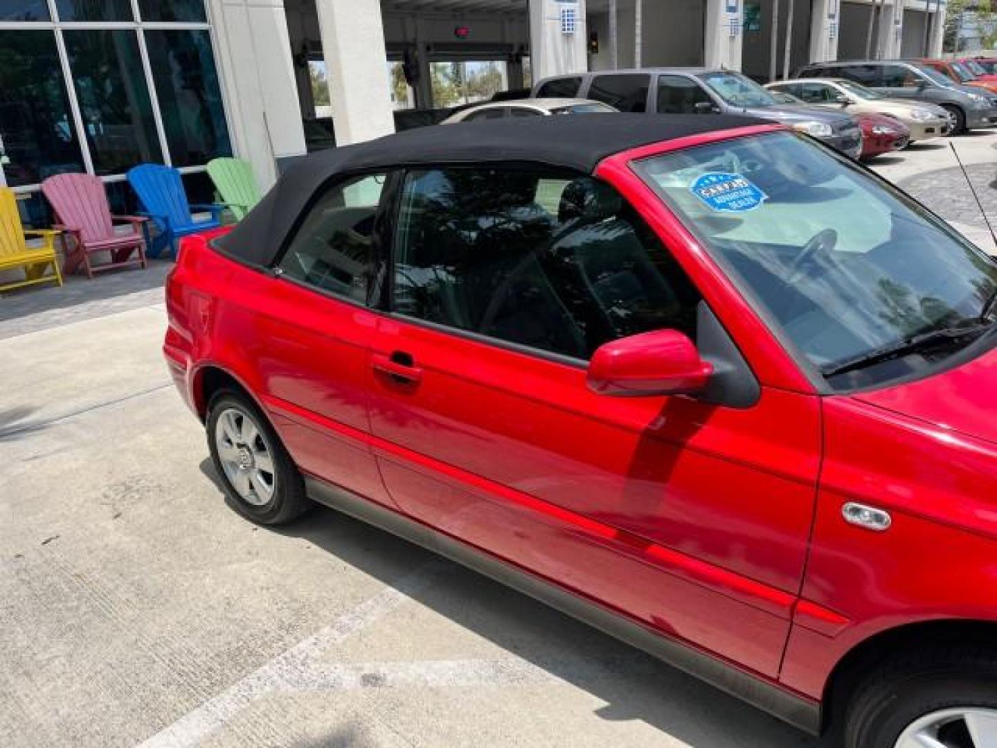 2001 Tornado Red /Black Volkswagen Cabrio GLX LOW MILES 41,566 (3VWDC21V51M) with an 2.0L SOHC SMPI 4-Cyl Engine engine, Automatic transmission, located at 4701 North Dixie Hwy, Pompano Beach, FL, 33064, (954) 422-2889, 26.240938, -80.123474 - 2001 VOLKSWAGEN CABRIO GLX ROAD READY 2.0L I4 VIN: 3VWDC21V51M816910 NO ACCIDENTS 31 MPG CONVERTIBLE CLEAN NO RECALLS 2.0L I4 F CD CHANGER FLORIDA OWNER GASOLINE HEATED LEATHER SEATS POWER CONVERTIBLE TOP FRONT WHEEL DRIVE LOW MILES 41,566 20 SERVICE RECORDS Alloy Wheels Anti-Theft System Cruise Con - Photo#73