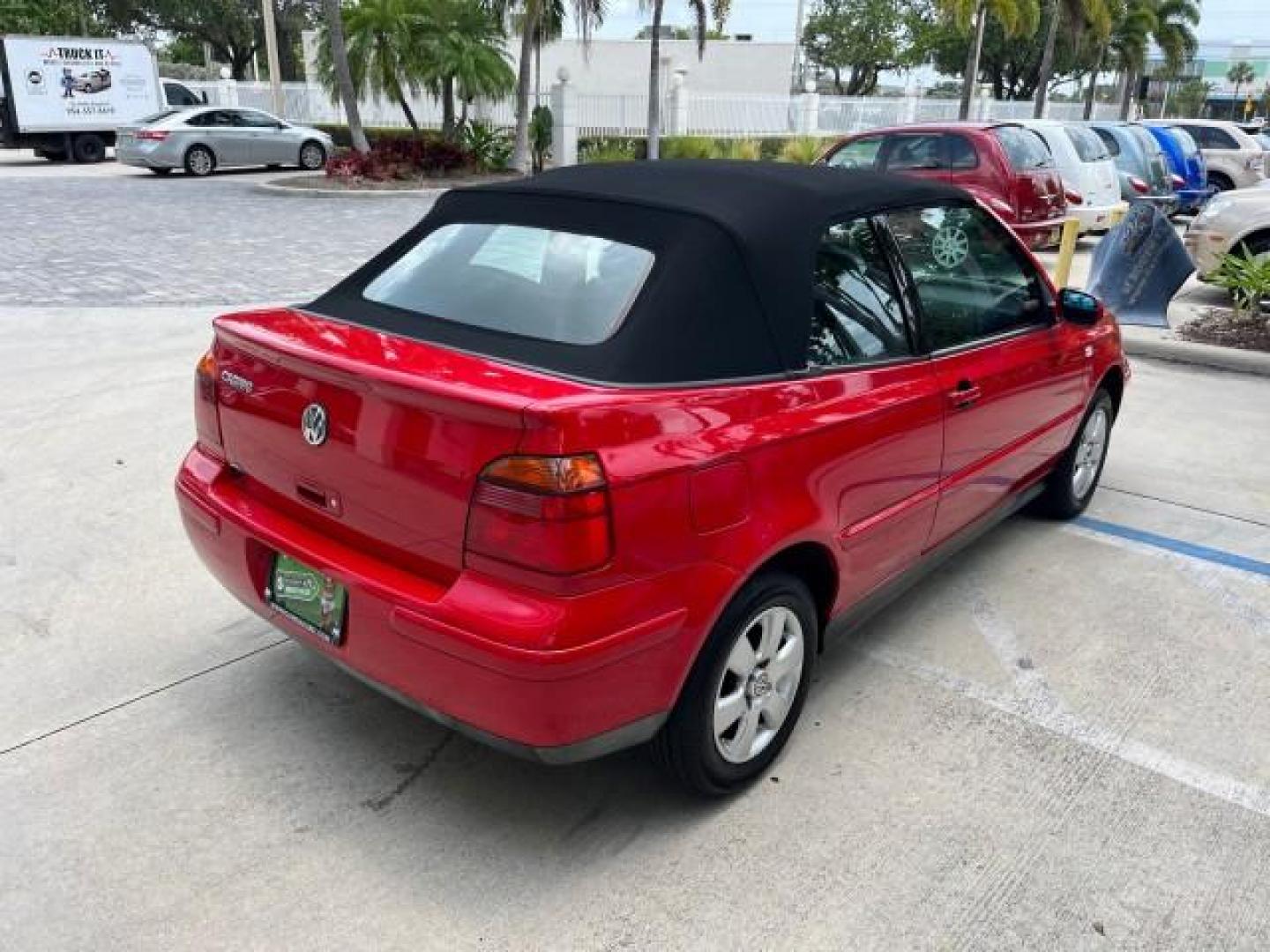 2001 Tornado Red /Black Volkswagen Cabrio GLX LOW MILES 41,566 (3VWDC21V51M) with an 2.0L SOHC SMPI 4-Cyl Engine engine, Automatic transmission, located at 4701 North Dixie Hwy, Pompano Beach, FL, 33064, (954) 422-2889, 26.240938, -80.123474 - 2001 VOLKSWAGEN CABRIO GLX ROAD READY 2.0L I4 VIN: 3VWDC21V51M816910 NO ACCIDENTS 31 MPG CONVERTIBLE CLEAN NO RECALLS 2.0L I4 F CD CHANGER FLORIDA OWNER GASOLINE HEATED LEATHER SEATS POWER CONVERTIBLE TOP FRONT WHEEL DRIVE LOW MILES 41,566 20 SERVICE RECORDS Alloy Wheels Anti-Theft System Cruise Con - Photo#7