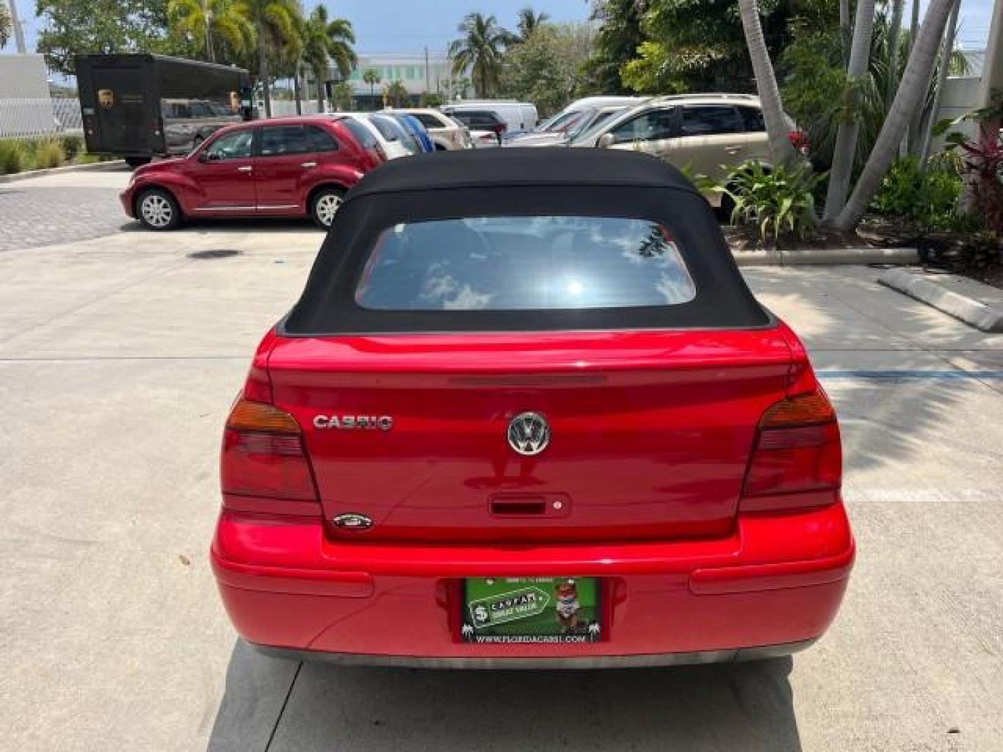 2001 Tornado Red /Black Volkswagen Cabrio GLX LOW MILES 41,566 (3VWDC21V51M) with an 2.0L SOHC SMPI 4-Cyl Engine engine, Automatic transmission, located at 4701 North Dixie Hwy, Pompano Beach, FL, 33064, (954) 422-2889, 26.240938, -80.123474 - 2001 VOLKSWAGEN CABRIO GLX ROAD READY 2.0L I4 VIN: 3VWDC21V51M816910 NO ACCIDENTS 31 MPG CONVERTIBLE CLEAN NO RECALLS 2.0L I4 F CD CHANGER FLORIDA OWNER GASOLINE HEATED LEATHER SEATS POWER CONVERTIBLE TOP FRONT WHEEL DRIVE LOW MILES 41,566 20 SERVICE RECORDS Alloy Wheels Anti-Theft System Cruise Con - Photo#83