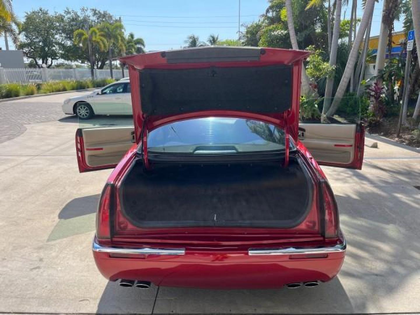 2001 Crimson Pearl /Oatmeal Cadillac Eldorado ESC LOW MILES 66,206 (1G6EL12Y21B) with an 4.6L SFI DOHC V8 275hp Northstar Engine engine, Automatic transmission, located at 4701 North Dixie Hwy, Pompano Beach, FL, 33064, (954) 422-2889, 26.240938, -80.123474 - OUR WEBPAGE FLORIDACARS1.COM HAS OVER 100 PHOTOS AND FREE CARFAX LINK 2001 CADILLAC ELDORADO ESC NEW $42,665 ROAD READY VIN: 1G6EL12Y21B104097 NO RECALLS 4.6L V8 COUPE FLORIDA OWNER 27 MPG 4.6L V8 F DOHC 32V POWER LEATHER SEATS GASOLINE 13 SERVICE RECORDS FRONT WHEEL DRIVE LOW MILES 66,206 Air Suspe - Photo#15