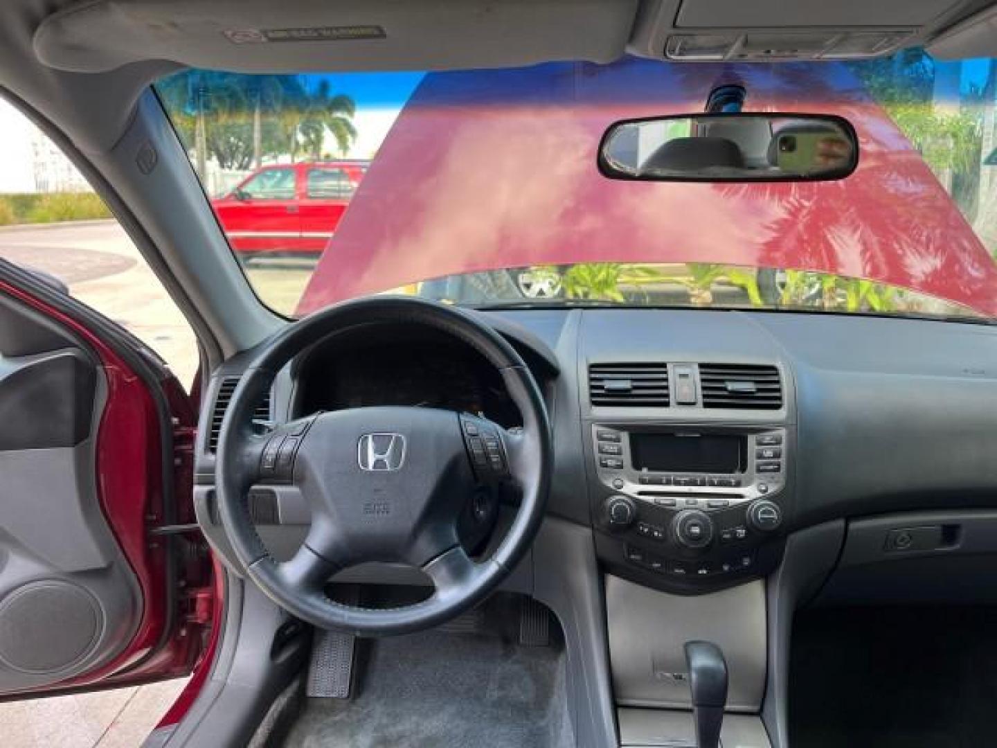 2006 Redondo Red Pearl /Gray Honda Accord Sdn 1 FL EX-L LOW MILES 61,150 (1HGCM56886A) with an 2.4L DOHC MPFI 16-Valve i-VTEC I4 Engine engine, Automatic transmission, located at 4701 North Dixie Hwy, Pompano Beach, FL, 33064, (954) 422-2889, 26.240938, -80.123474 - OUR WEBPAGE FLORIDACARS1.COM HAS OVER 100 PHOTOS AND FREE CARFAX LINK 2006 HONDA ACCORD EX W/LEATHER ROAD READY 2.4L I4 VIN: 1HGCM56886A162961 NO ACCIDENTS 34 MPG SEDAN 4 DR ALL WHEEL ABS NO RECALLS 2.4L I4 F DOHC 16V LOW MILES 61,150 1 OWNER FLORIDA GASOLINE DUAL ZONE AC POWER LEATHER SEATS FRONT W - Photo#31