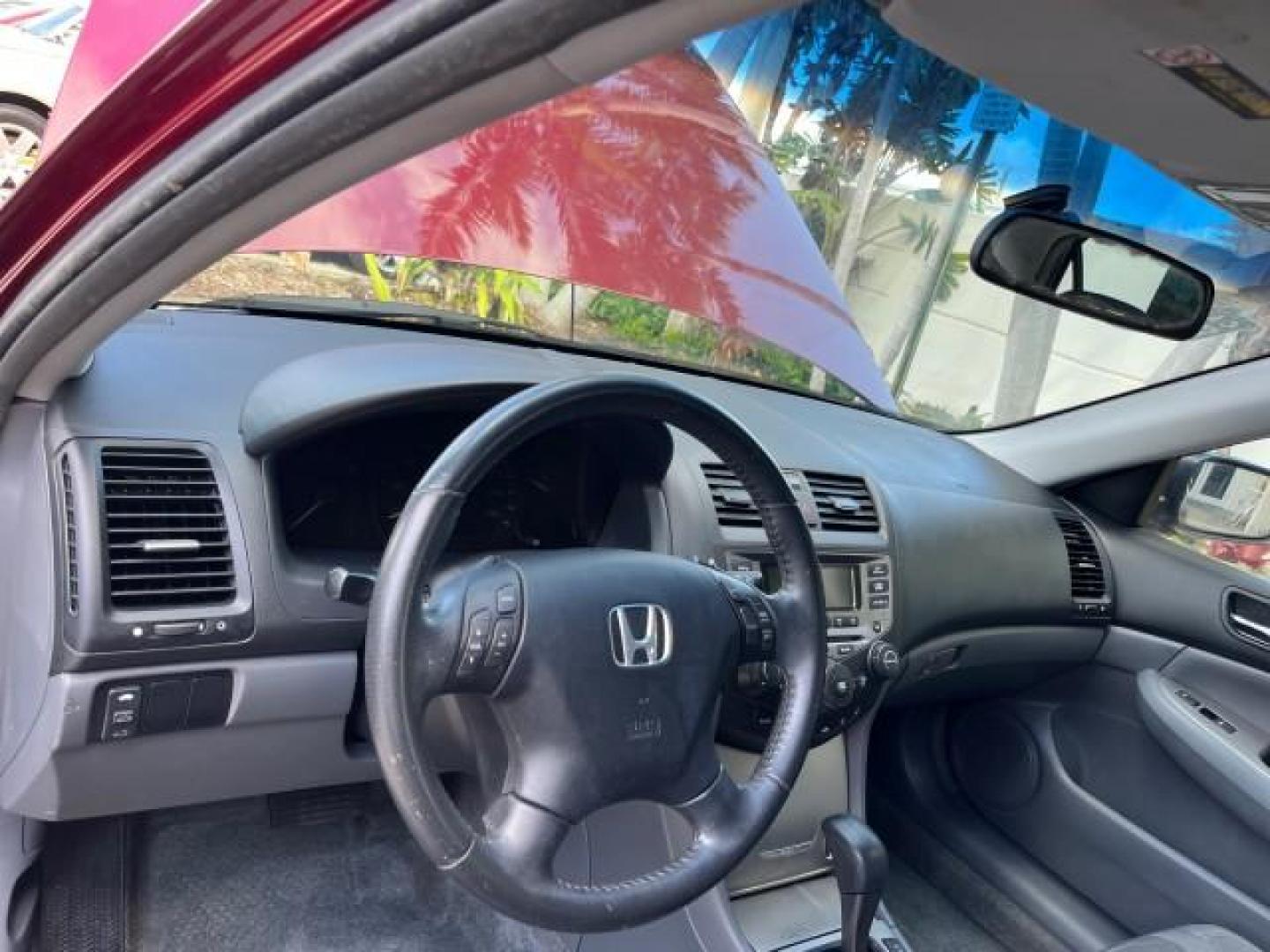 2006 Redondo Red Pearl /Gray Honda Accord Sdn 1 FL EX-L LOW MILES 61,150 (1HGCM56886A) with an 2.4L DOHC MPFI 16-Valve i-VTEC I4 Engine engine, Automatic transmission, located at 4701 North Dixie Hwy, Pompano Beach, FL, 33064, (954) 422-2889, 26.240938, -80.123474 - OUR WEBPAGE FLORIDACARS1.COM HAS OVER 100 PHOTOS AND FREE CARFAX LINK 2006 HONDA ACCORD EX W/LEATHER ROAD READY 2.4L I4 VIN: 1HGCM56886A162961 NO ACCIDENTS 34 MPG SEDAN 4 DR ALL WHEEL ABS NO RECALLS 2.4L I4 F DOHC 16V LOW MILES 61,150 1 OWNER FLORIDA GASOLINE DUAL ZONE AC POWER LEATHER SEATS FRONT W - Photo#38