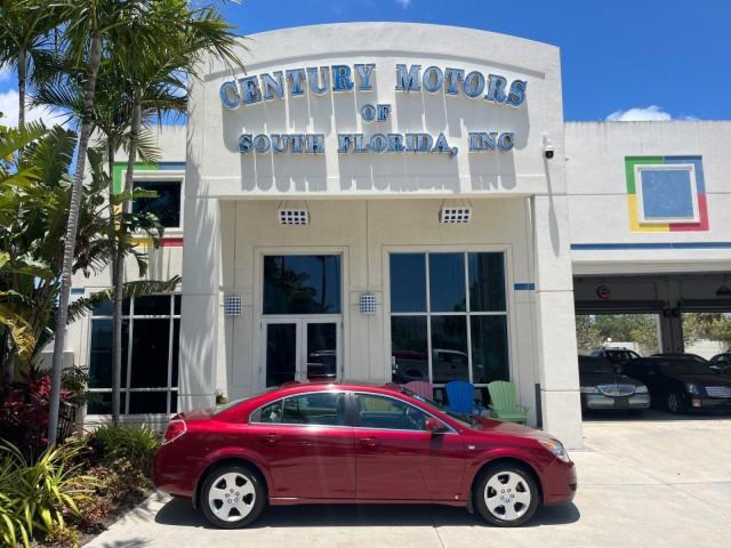 2009 Red Jewel Tintcoat /Gray Saturn Aura XE LOW MILES 33,956 (1G8ZS57B29F) with an Ecotec 2.4L 4-Cyl Engine engine, Automatic transmission, located at 4701 North Dixie Hwy, Pompano Beach, FL, 33064, (954) 422-2889, 26.240938, -80.123474 - OUR WEBPAGE FLORIDACARS1.COM HAS OVER 100 PHOTOS AND FREE CARFAX LINK 2009 SATURN AURA XE ROAD READY 2.4L I4 VIN: 1G8ZS57B29F146703 LOW MILES 33,956 SEDAN 4 DR NO ACCIDENTS 2.4L I4 F DOHC 16V NO RECALLS 33 MPG GASOLINE POWER SEATS POWER SUNROOF FRONT WHEEL DRIVE VERY CLEAN 12 SERVICE RECORDS Active - Photo#0