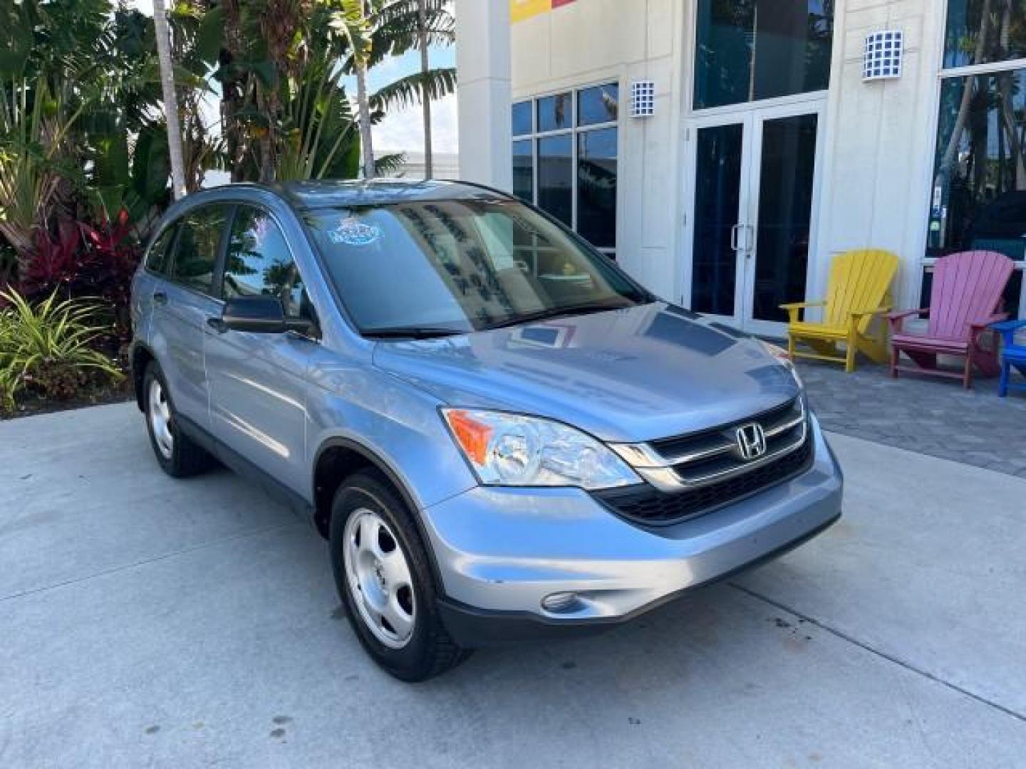 2010 Royal Blue Pearl /Gray Honda CR-V 1 FL LX LOW MILES 61,950 (5J6RE3H34AL) with an 2.4L DOHC MPFI 16-Valve i-VTEC I4 Engine engine, Automatic transmission, located at 4701 North Dixie Hwy, Pompano Beach, FL, 33064, (954) 422-2889, 26.240938, -80.123474 - 2010 HONDA CR-V LX ROAD READY 2.4L I4 VIN: 5J6RE3H34AL034154 NO ACCIDENTS 28 MPG 4 DOOR WAGON/SPORT UTILITY 1 OWNER FLORIDA 2.4L I4 F DOHC 16V LOW MILES 61,950 GASOLINE 9 SERVICE RECORDS FRONT WHEEL DRIVE POWER MIRRORS Active Head Restraints Anti-Theft System Braking Assist Chrome Grille Cruise Cont - Photo#1