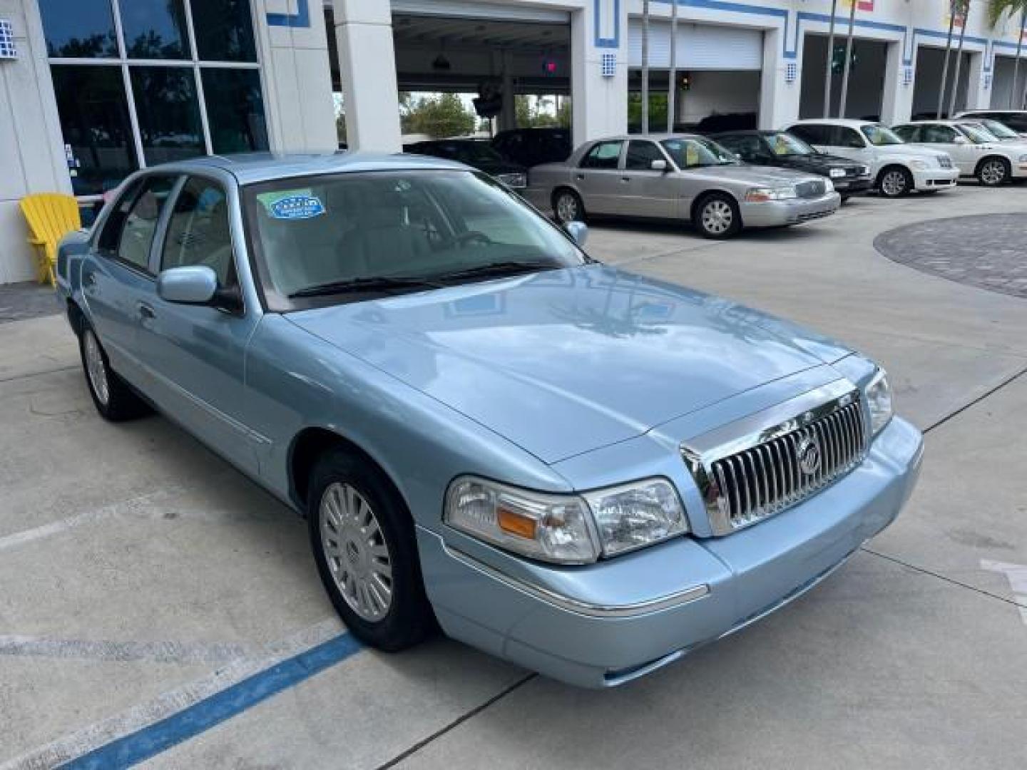 2007 Light Ice Blue Metallic /Medium Light Stone Mercury Grand Marquis LS LOW MILES 63,188 (2MEFM75V77X) with an 4.6L SOHC FFV V8 Engine engine, Automatic transmission, located at 4701 North Dixie Hwy, Pompano Beach, FL, 33064, (954) 422-2889, 26.240938, -80.123474 - OUR WEBPAGE FLORIDACARS1.COM HAS OVER 100 PHOTOS AND FREE CARFAX LINK 2007 MERCURY GRAND MARQUIS LS ROAD READY 4.6L V8 VIN: 2MEFM75V77X617644 FLORIDA OWNER SEDAN 4 DR LOW MILES 63,188 4.6L V8 F SOHC NO RECALLS FLEX FUEL 15 SERVICE RECORDS REAR WHEEL DRIVE POWER LEATHER SEATS Adaptive Headlights Adju - Photo#63