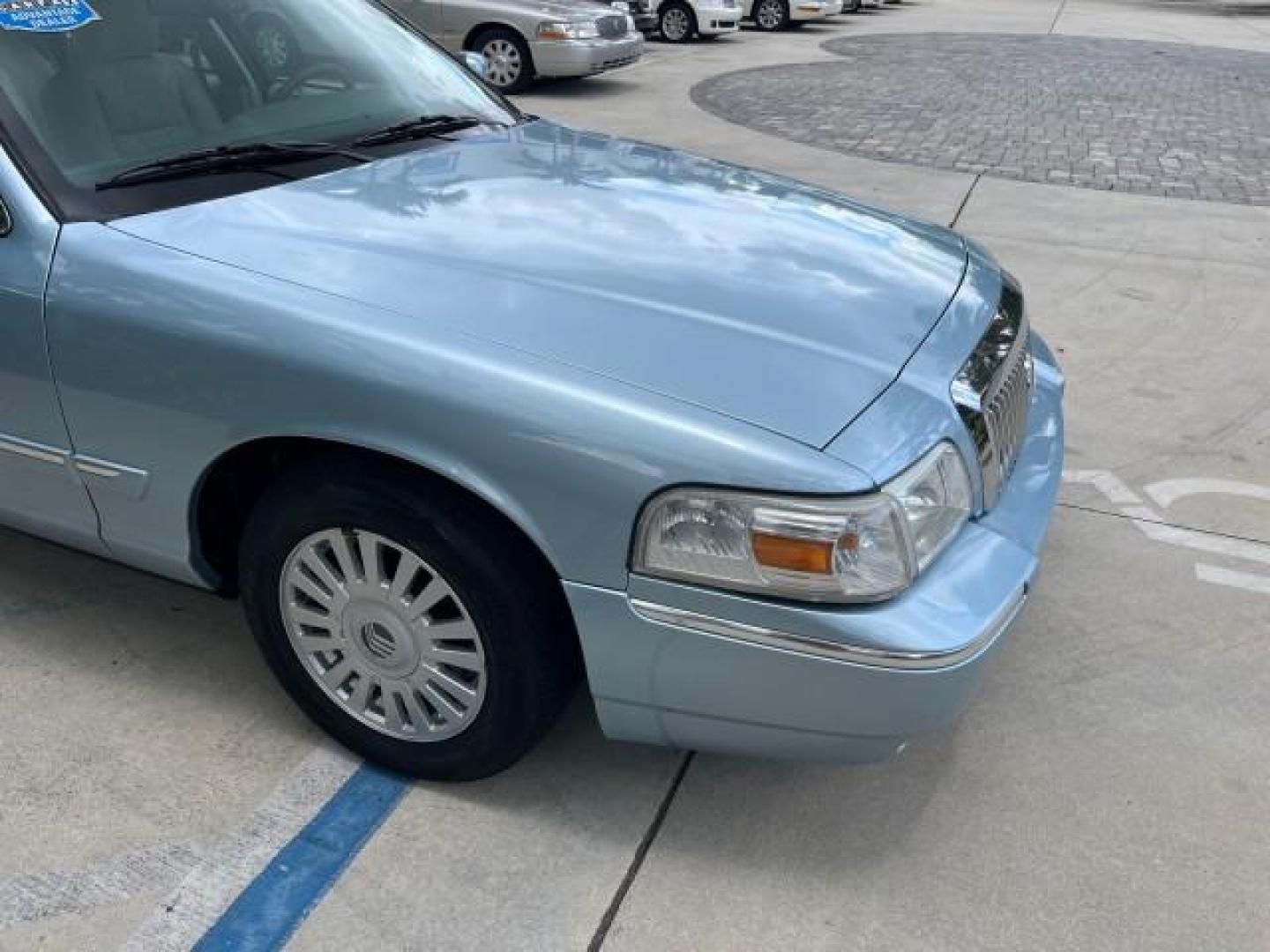 2007 Light Ice Blue Metallic /Medium Light Stone Mercury Grand Marquis LS LOW MILES 63,188 (2MEFM75V77X) with an 4.6L SOHC FFV V8 Engine engine, Automatic transmission, located at 4701 North Dixie Hwy, Pompano Beach, FL, 33064, (954) 422-2889, 26.240938, -80.123474 - OUR WEBPAGE FLORIDACARS1.COM HAS OVER 100 PHOTOS AND FREE CARFAX LINK 2007 MERCURY GRAND MARQUIS LS ROAD READY 4.6L V8 VIN: 2MEFM75V77X617644 FLORIDA OWNER SEDAN 4 DR LOW MILES 63,188 4.6L V8 F SOHC NO RECALLS FLEX FUEL 15 SERVICE RECORDS REAR WHEEL DRIVE POWER LEATHER SEATS Adaptive Headlights Adju - Photo#73