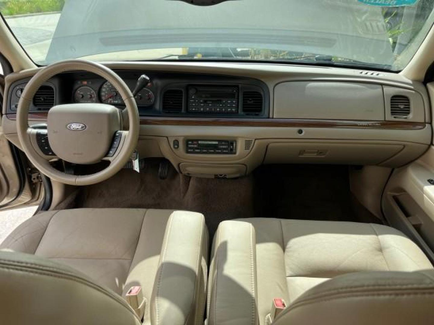 2005 Arizona Beige Metallic /Light Flint Ford Crown Victoria LX LOW MILES 47,163 (2FAFP74W95X) with an 4.6L SEFI OHC V8 Engine engine, Automatic transmission, located at 4701 North Dixie Hwy, Pompano Beach, FL, 33064, (954) 422-2889, 26.240938, -80.123474 - 2005 FORD CROWN VICTORIA LX ROAD READY 4.6L V8 VIN: 2FAFP74W95X107334 NO ACCIDENTS SEDAN 4 DR NO RECALLS 4.6L V8 F LOW MILES 47,163 GASOLINE POWER LEATHER SEATS REAR WHEEL DRIVE 6 SERVICE RECORDS Alloy Wheels Anti-Theft System Automatic Climate Control Cruise Control Power Seats RWD Rear Privacy Gla - Photo#36