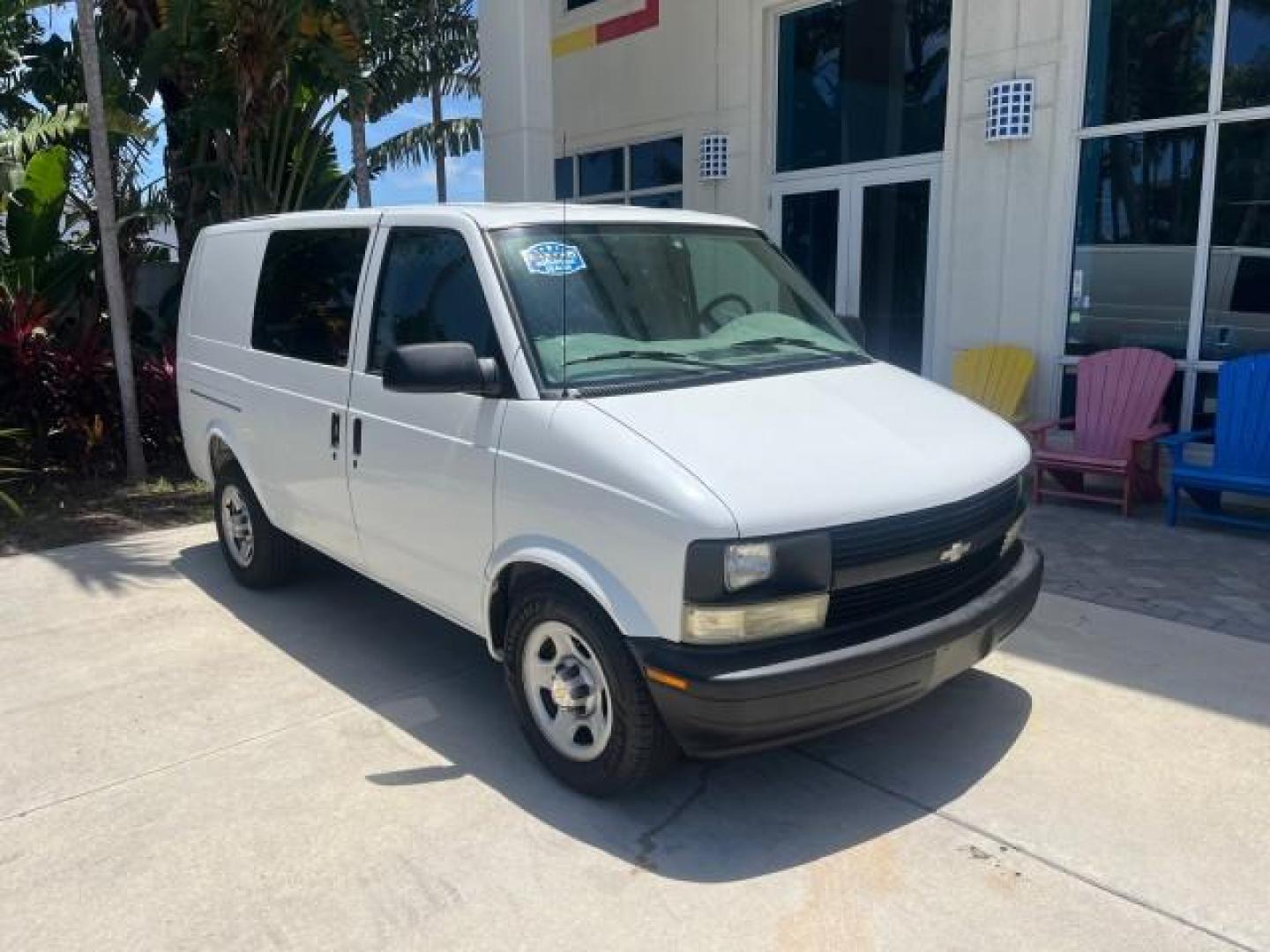 2004 Summit White /Neutral Chevrolet Astro Cargo Van LOW MILES 43,496 (1GCDM19X54B) with an 4.3L Vortec 4300 V6 MFI Engine engine, Automatic transmission, located at 4701 North Dixie Hwy, Pompano Beach, FL, 33064, (954) 422-2889, 26.240938, -80.123474 - OUR WEBPAGE FLORIDACARS1.COM HAS OVER 100 PHOTOS AND FREE CARFAX LINK 2004 CHEVROLET ASTRO ROAD READY 4.3L V6 VIN: 1GCDM19X54B119359 NO ACCIDENTS VAN NO RECALLS 4.3L V6 F LOW MILES 43,496 GASOLINE 6 SERVICE RECORDS REAR WHEEL DRIVE WORK READY Front Bucket Seats RWD THIS IS ONE OF THE NICEST CHEVY S - Photo#1