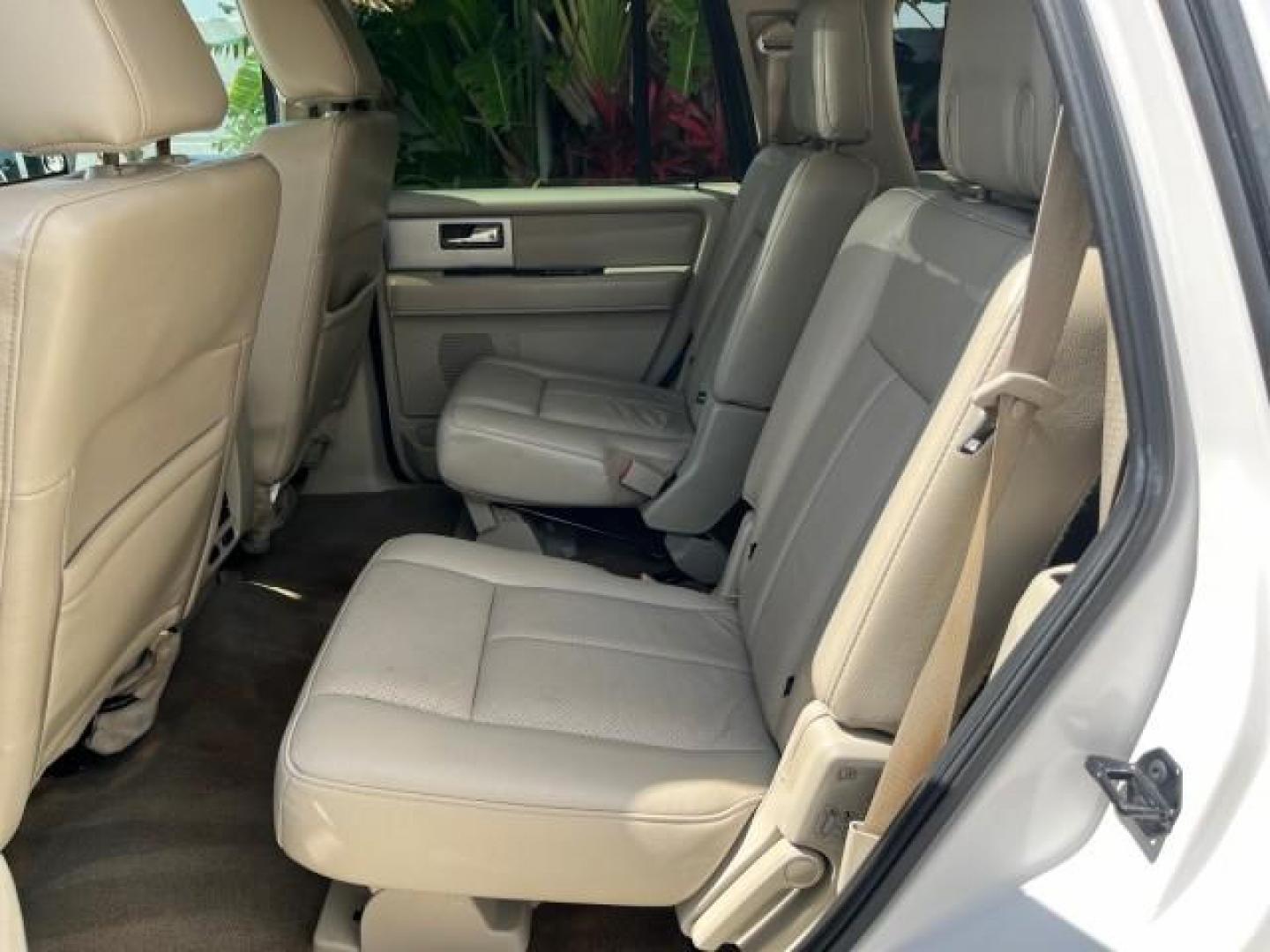 2011 White Platinum Metallic Tri-Coat /Stone Ford Expedition 1 NC Limited LOW MILES 85,690 (1FMJU1K53BE) with an 5.4L SOHC 24-Valve V8 FFV Engine engine, Automatic transmission, located at 4701 North Dixie Hwy, Pompano Beach, FL, 33064, (954) 422-2889, 26.240938, -80.123474 - OUR WEBPAGE FLORIDACARS1.COM HAS OVER 100 PHOTOS AND FREE CARFAX LINK 2011 FORD EXPEDITION LIMITED NEW $51,095 ROAD READY VIN: 1FMJU1K53BEF06253 NO RECALLS 5.4L V8 4 DOOR WAGON/SPORT UTILITY 1 OWNER LOW MILES 85,690 5.4L V8 F SOHC 24V 3 ROW POWER LEATHER SEATS FLEX FUEL COOLED/HEATED SEATS NAVIGATIO - Photo#42