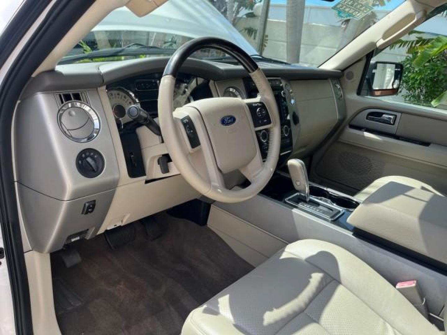 2011 White Platinum Metallic Tri-Coat /Stone Ford Expedition 1 NC Limited LOW MILES 85,690 (1FMJU1K53BE) with an 5.4L SOHC 24-Valve V8 FFV Engine engine, Automatic transmission, located at 4701 North Dixie Hwy, Pompano Beach, FL, 33064, (954) 422-2889, 26.240938, -80.123474 - OUR WEBPAGE FLORIDACARS1.COM HAS OVER 100 PHOTOS AND FREE CARFAX LINK 2011 FORD EXPEDITION LIMITED NEW $51,095 ROAD READY VIN: 1FMJU1K53BEF06253 NO RECALLS 5.4L V8 4 DOOR WAGON/SPORT UTILITY 1 OWNER LOW MILES 85,690 5.4L V8 F SOHC 24V 3 ROW POWER LEATHER SEATS FLEX FUEL COOLED/HEATED SEATS NAVIGATIO - Photo#49