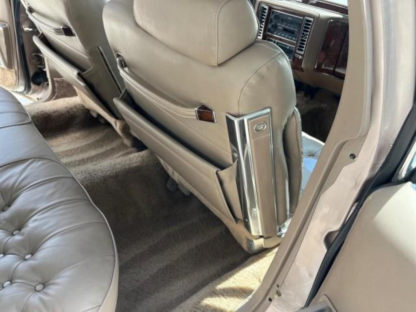 1991 TAN /TAN Cadillac Brougham DE ELEGANCE LOW MILES 61,064 (1G6DW54E4MR) with an 5.0L Throttle Body Injection V8 Engine engine, Automatic transmission, located at 4701 North Dixie Hwy, Pompano Beach, FL, 33064, (954) 422-2889, 26.240938, -80.123474 - OUR WEBPAGE FLORIDACARS1.COM HAS OVER 100 PHOTOS AND FREE CARFAX LINK 1991 CADILLAC BROUGHAM ROAD READY 5.0L V8 VIN: 1G6DW54E4MR704063 NO ACCIDENTS NO RECALLS SEDAN 4 DR LOW MILES 61,064 5.0L V8 F OHV 16V POWER LEATHER SEATS GASOLINE POWER MIRRORS REAR WHEEL DRIVE CLEAN REAR FIND 9 SERVICE RECORDS A - Photo#31