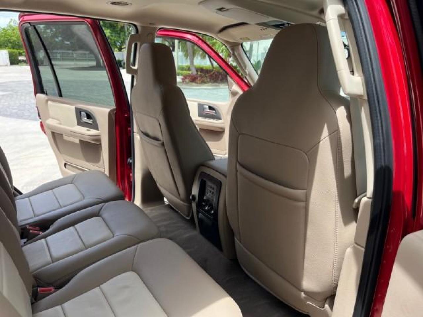 2003 Laser Red /Medium Parchment Ford Expedition 1 OWNER Eddie Bauer 4X4 LOW MILES 37,143 (1FMFU18L13L) with an 5.4L SOHC SEFI V8 Triton Engine engine, Automatic transmission, located at 4701 North Dixie Hwy, Pompano Beach, FL, 33064, (954) 422-2889, 26.240938, -80.123474 - OUR WEBPAGE FLORIDACARS1.COM HAS OVER 100 PHOTOS AND FREE CARFAX LINK 2003 FORD EXPEDITION EDDIE BAUER ROAD READY 5.4L V8 VIN: 1FMFU18L13LC57315 1 OWNER LOW MILES 37,143 4 DOOR WAGON/SPORT UTILITY 4WD ON DEMAND 5.4L V8 F SOHC 16V 3 ROW LEATHER SEATS 4X4 GASOLINE NO ACCIDENTS NO RECALLS REAR WHEEL DR - Photo#33