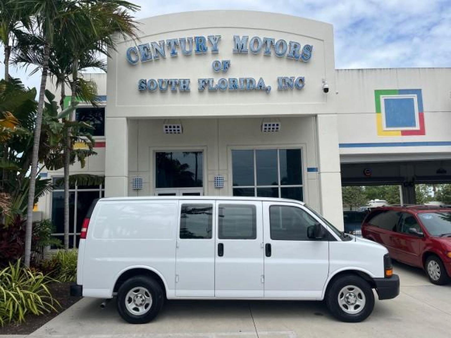 2005 Summit White /Neutral Chevrolet Express Cargo Van 1 FL 67,055 (1GCFG15X751) with an 4.3L Vortec 4300 V6 MFI Engine engine, Automatic transmission, located at 4701 North Dixie Hwy, Pompano Beach, FL, 33064, (954) 422-2889, 26.240938, -80.123474 - OUR WEBPAGE FLORIDACARS1.COM HAS OVER 100 PHOTOS AND FREE CARFAX LINK 2005 CHEVROLET EXPRESS 1500 ROAD READY WORK READY VIN: 1GCFG15X751260088 LOW MILES 67,055 VAN 1 OWNER FLORIDA 4.3L V6 F CLEAN GASOLINE 4.3L V6 REAR WHEEL DRIVE LEATHER SEATS Automatic Climate Control Front Bucket Seats RWD THIS IS - Photo#0