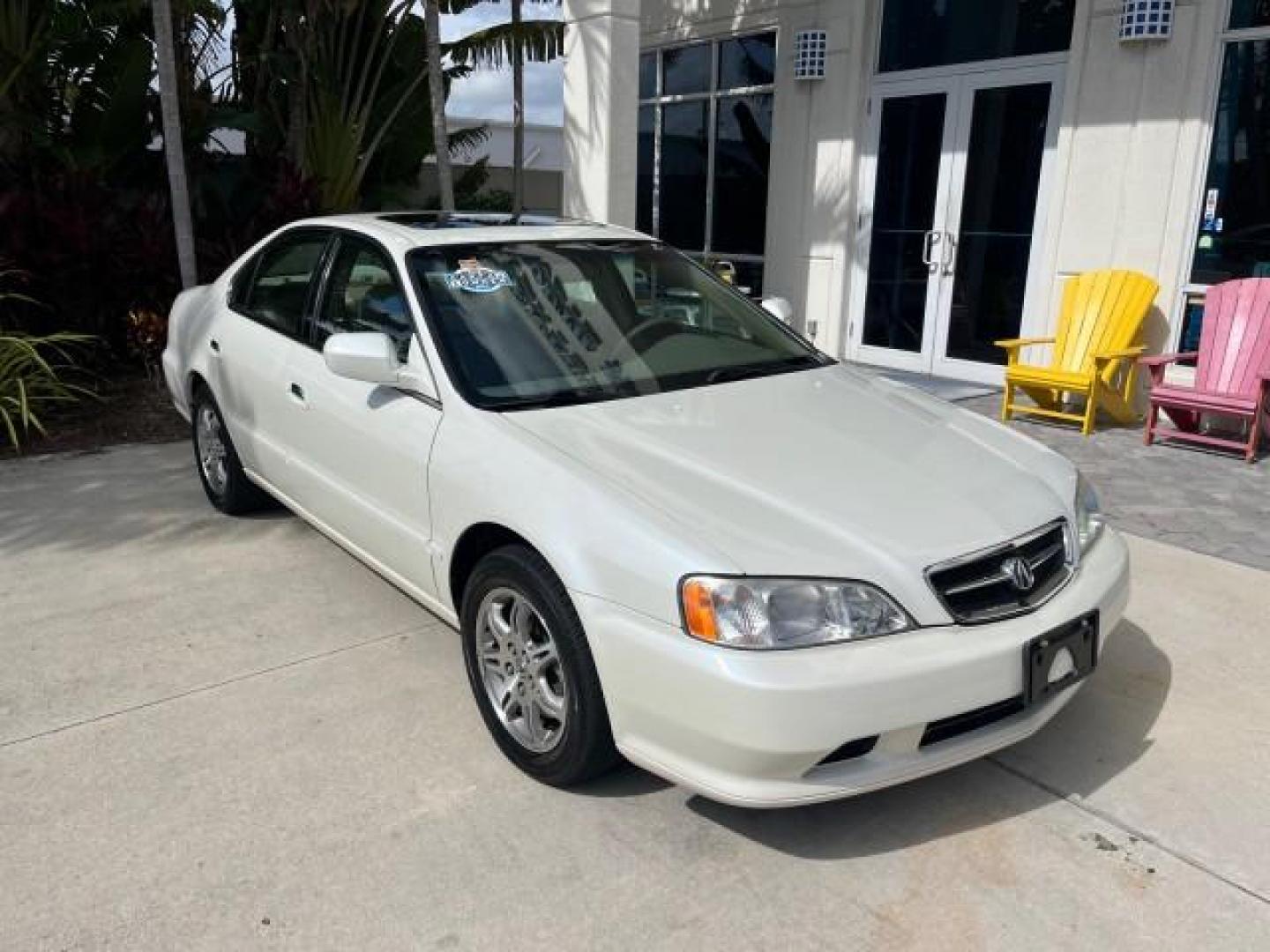 2000 White Diamond Pearl /Ebony Acura TL 1 FL SEDAN LOW MILES 27,481 (19UUA5667YA) with an 3.2L SOHC PGM-FI 24-Valve V6 Engine engine, Automatic transmission, located at 4701 North Dixie Hwy, Pompano Beach, FL, 33064, (954) 422-2889, 26.240938, -80.123474 - OUR WEBPAGE FLORIDACARS1.COM HAS OVER 100 PHOTOS AND FREE CARFAX LINK 10 SERVICE RECORDS 2000 ACURA TL 3.2 ROAD READY 3.2L V6 VIN: 19UUA5667YA031650 NO ACCIDENTS NO RECALLS SEDAN 4 DR 1 OWNER FLORIDA 3.2L V6 F SOHC 24V LOW MILES 27,481 29 MPG GASOLINE POWER LEATHER SEATS FRONT WHEEL DRIVE POWER SUNR - Photo#1