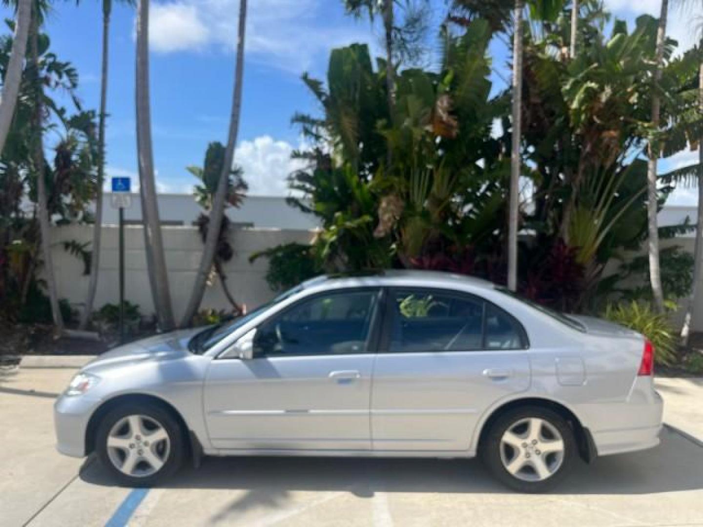 2004 Satin Silver Metallic /Gray Honda Civic EX LOW MILES 32,118 (2HGES26834H) with an 1.7L SOHC MPFI 16-Valve VTEC I4 Engine engine, Automatic transmission, located at 4701 North Dixie Hwy, Pompano Beach, FL, 33064, (954) 422-2889, 26.240938, -80.123474 - 2004 HONDA CIVIC EX ROAD READY 1.7L I4 VIN: 2HGES26834H541264 NO RECALLS 38 MPG SEDAN 4 DR 1 OWNER LOW MILES 31,118 1.7L I4 F SOHC POWER SUNROOF GASOLINE POWER MIRRORS FRONT WHEEL DRIVE 18 SERVICE RECORDS Alloy Wheels Approach Lights Cruise Control FWD Front Bucket Seats Moonroof / Sunroof THIS IS O - Photo#97