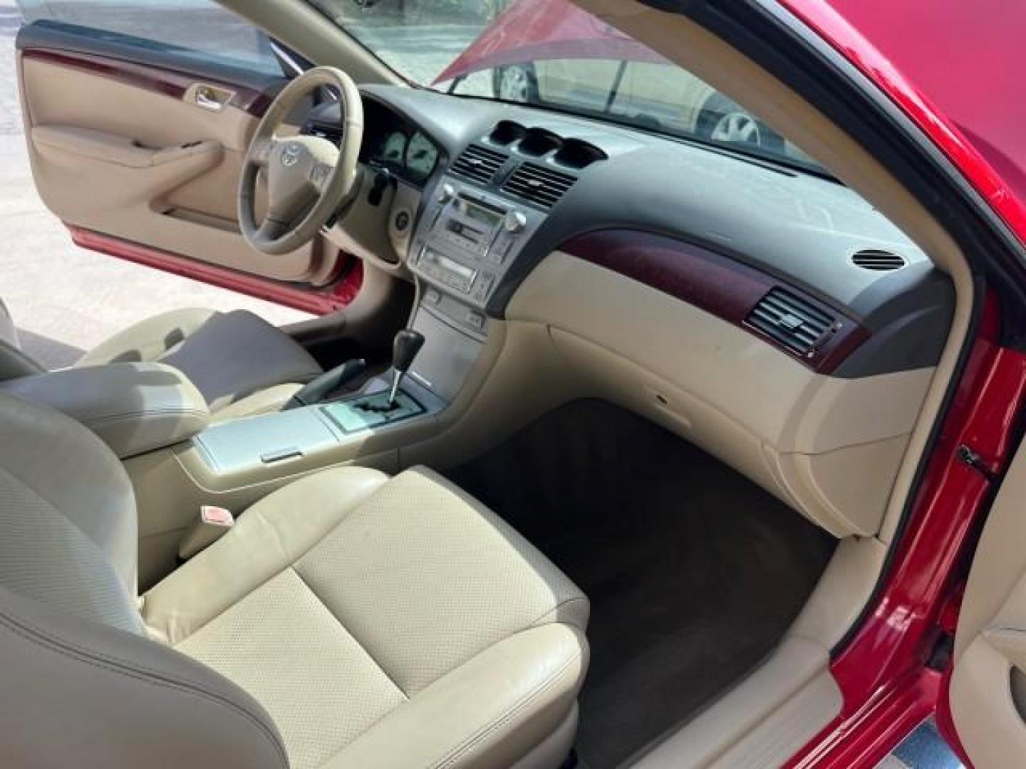 2005 Absolutely Red /Ivory Toyota Camry Solara SLE LOW MILES 30,937 (4T1FA38P95U) with an 3.3L DOHC SEFI VVT-i 24-Valve V6 Engine engine, Automatic transmission, located at 4701 North Dixie Hwy, Pompano Beach, FL, 33064, (954) 422-2889, 26.240938, -80.123474 - OUR WEBPAGE FLORIDACARS1.COM HAS OVER 100 PHOTOS AND FREE CARFAX LINK 2005 TOYOTA CAMRY SOLARA SE V6 ROAD READY 3.3L V6 VIN: 4T1FA38P95U061434 NO RECALLS 29 MPG CONVERTIBLE POWER CONVERTIBLE TOP 3.3L V6 F DOHC 24V POWER LEATHER SEATS GASOLINE FLORIDA OWNER FRONT WHEEL DRIVE LOW MILES 30,937 Alloy Wh - Photo#26