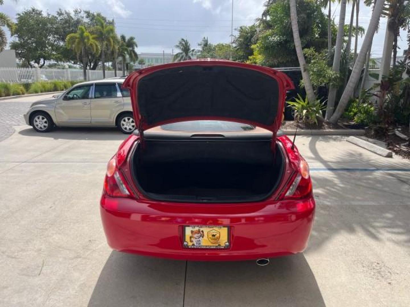 2005 Absolutely Red /Ivory Toyota Camry Solara SLE LOW MILES 30,937 (4T1FA38P95U) with an 3.3L DOHC SEFI VVT-i 24-Valve V6 Engine engine, Automatic transmission, located at 4701 North Dixie Hwy, Pompano Beach, FL, 33064, (954) 422-2889, 26.240938, -80.123474 - OUR WEBPAGE FLORIDACARS1.COM HAS OVER 100 PHOTOS AND FREE CARFAX LINK 2005 TOYOTA CAMRY SOLARA SE V6 ROAD READY 3.3L V6 VIN: 4T1FA38P95U061434 NO RECALLS 29 MPG CONVERTIBLE POWER CONVERTIBLE TOP 3.3L V6 F DOHC 24V POWER LEATHER SEATS GASOLINE FLORIDA OWNER FRONT WHEEL DRIVE LOW MILES 30,937 Alloy Wh - Photo#50