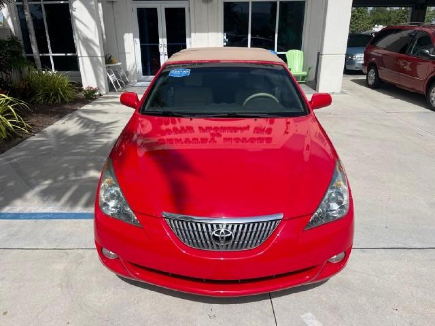 2005 Absolutely Red /Ivory Toyota Camry Solara SLE LOW MILES 30,937 (4T1FA38P95U) with an 3.3L DOHC SEFI VVT-i 24-Valve V6 Engine engine, Automatic transmission, located at 4701 North Dixie Hwy, Pompano Beach, FL, 33064, (954) 422-2889, 26.240938, -80.123474 - OUR WEBPAGE FLORIDACARS1.COM HAS OVER 100 PHOTOS AND FREE CARFAX LINK 2005 TOYOTA CAMRY SOLARA SE V6 ROAD READY 3.3L V6 VIN: 4T1FA38P95U061434 NO RECALLS 29 MPG CONVERTIBLE POWER CONVERTIBLE TOP 3.3L V6 F DOHC 24V POWER LEATHER SEATS GASOLINE FLORIDA OWNER FRONT WHEEL DRIVE LOW MILES 30,937 Alloy Wh - Photo#66