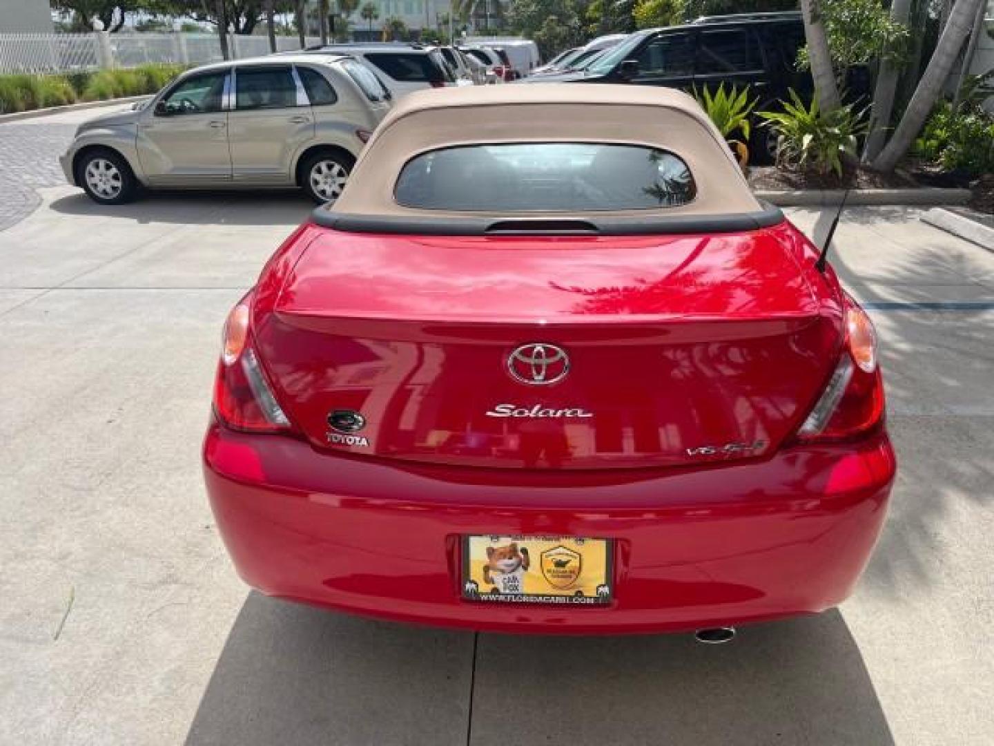 2005 Absolutely Red /Ivory Toyota Camry Solara SLE LOW MILES 30,937 (4T1FA38P95U) with an 3.3L DOHC SEFI VVT-i 24-Valve V6 Engine engine, Automatic transmission, located at 4701 North Dixie Hwy, Pompano Beach, FL, 33064, (954) 422-2889, 26.240938, -80.123474 - OUR WEBPAGE FLORIDACARS1.COM HAS OVER 100 PHOTOS AND FREE CARFAX LINK 2005 TOYOTA CAMRY SOLARA SE V6 ROAD READY 3.3L V6 VIN: 4T1FA38P95U061434 NO RECALLS 29 MPG CONVERTIBLE POWER CONVERTIBLE TOP 3.3L V6 F DOHC 24V POWER LEATHER SEATS GASOLINE FLORIDA OWNER FRONT WHEEL DRIVE LOW MILES 30,937 Alloy Wh - Photo#87