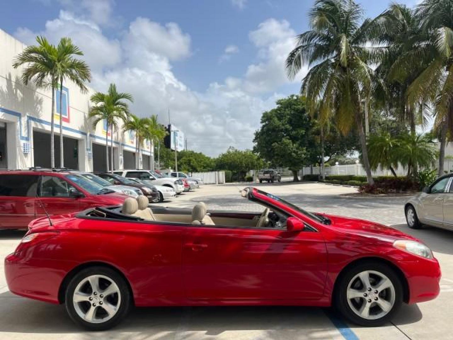 2005 Absolutely Red /Ivory Toyota Camry Solara SLE LOW MILES 30,937 (4T1FA38P95U) with an 3.3L DOHC SEFI VVT-i 24-Valve V6 Engine engine, Automatic transmission, located at 4701 North Dixie Hwy, Pompano Beach, FL, 33064, (954) 422-2889, 26.240938, -80.123474 - OUR WEBPAGE FLORIDACARS1.COM HAS OVER 100 PHOTOS AND FREE CARFAX LINK 2005 TOYOTA CAMRY SOLARA SE V6 ROAD READY 3.3L V6 VIN: 4T1FA38P95U061434 NO RECALLS 29 MPG CONVERTIBLE POWER CONVERTIBLE TOP 3.3L V6 F DOHC 24V POWER LEATHER SEATS GASOLINE FLORIDA OWNER FRONT WHEEL DRIVE LOW MILES 30,937 Alloy Wh - Photo#95