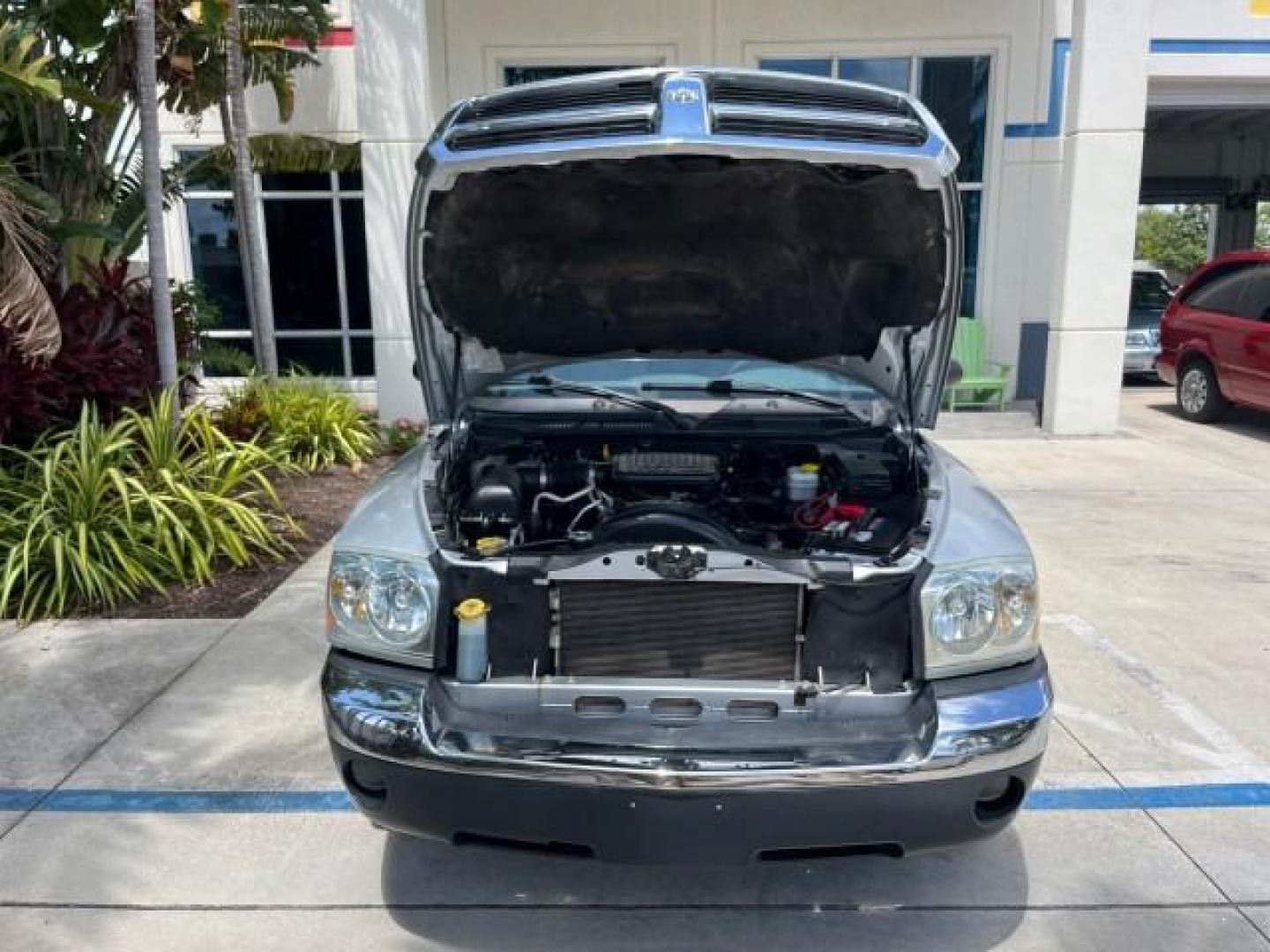 2005 Bright Silver Metallic /Med Slate Gray Dodge Dakota X CAB SLT LOW MILES 65,989 (1D7HE42KX5S) with an 3.7L V6 Magnum Engine engine, Automatic transmission, located at 4701 North Dixie Hwy, Pompano Beach, FL, 33064, (954) 422-2889, 26.240938, -80.123474 - OUR WEBPAGE FLORIDACARS1.COM HAS OVER 90 PHOTOS AND FREE CARFAX LINK 2005 DODGE DAKOTA SLT ROAD READY WORK READY VIN: 1D7HE42KX5S129990 FLORIDA OWNER 3.7L V6 CLUB CAB PICKUP LOW MILES 65,989 3.7L V6 F 6.6FT BED LENGHT GASOLINE POWER SEATS REAR WHEEL DRIVE POWER MIRRORS 6.6' Bed Length Alloy Wheels A - Photo#56