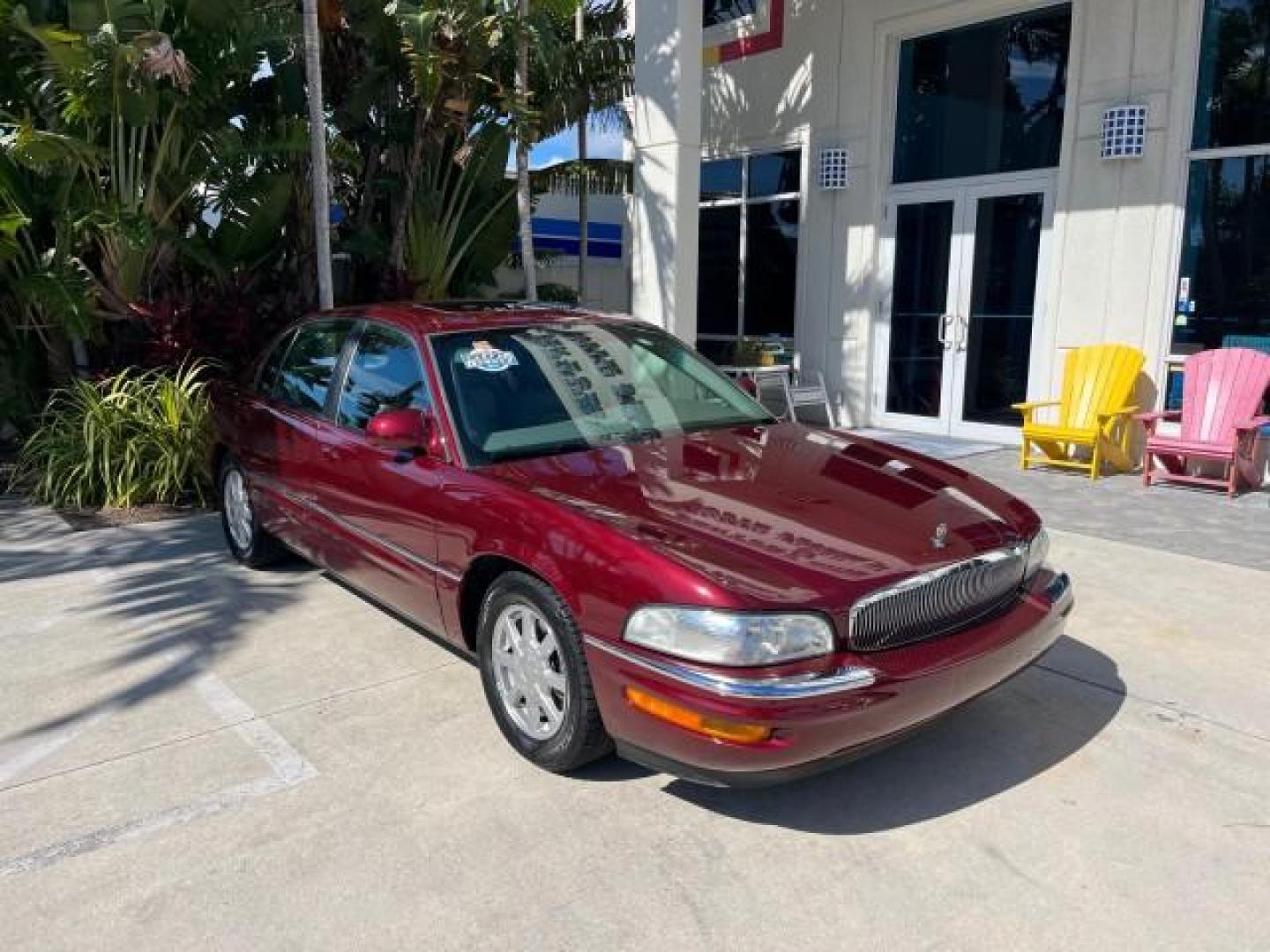 2001 Medium Red Pearl /Medium Gray Buick Park Avenue 1 OWNER LOW MILES 75,740 (1G4CW54K914) with an 3.8L SFI V6 3800 Series II Engine engine, Automatic transmission, located at 4701 North Dixie Hwy, Pompano Beach, FL, 33064, (954) 422-2889, 26.240938, -80.123474 - OUR WEBPAGE FLORIDACARS1.COM HAS OVER 100 PHOTOS AND FREE CARFAX LINK 2001 BUICK PARK AVENUE ROAD READY 3.8L V6 VIN: 1G4CW54K914274470 NO ACCIDENTS NO RECALLS SEDAN 4 DR 1 OWNER 30 MPG 3.8L V6 F 12V POWER LEATHER SEATS GASOLINE 25 SERVICE RECORDS FRONT WHEEL DRIVE LOW MILES 75,740 POWER SUNROOF/MIRR - Photo#1