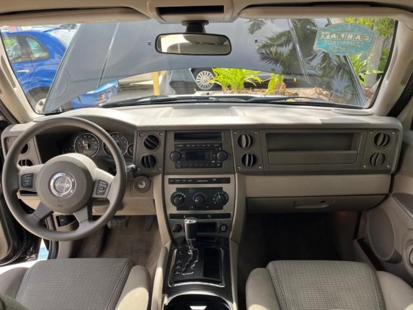 2006 Black /Khaki Jeep Commander 4WD LOW MILES 80,432 (1J8HG48K76C) with an 3.7L V6 Engine engine, Automatic transmission, located at 4701 North Dixie Hwy, Pompano Beach, FL, 33064, (954) 422-2889, 26.240938, -80.123474 - OUR WEBPAGE FLORIDACARS1.COM HAS OVER 100 PHOTOS AND FREE CARFAX LINK 2006 JEEP COMMANDER ROAD READY 3.7L V6 4X4 VIN: 1J8HG48K76C206508 NO ACCIDENTS NO RECALLS 4 DOOR WAGON/SPORT UTILITY 47 SERVICE RECORDS 3.7L V6 F LOW MILES 80,432 GASOLINE POWER SEATS/MIRRORS REAR WHEEL DRIVE W/ 4X4 4X4 BACK UP SE - Photo#33